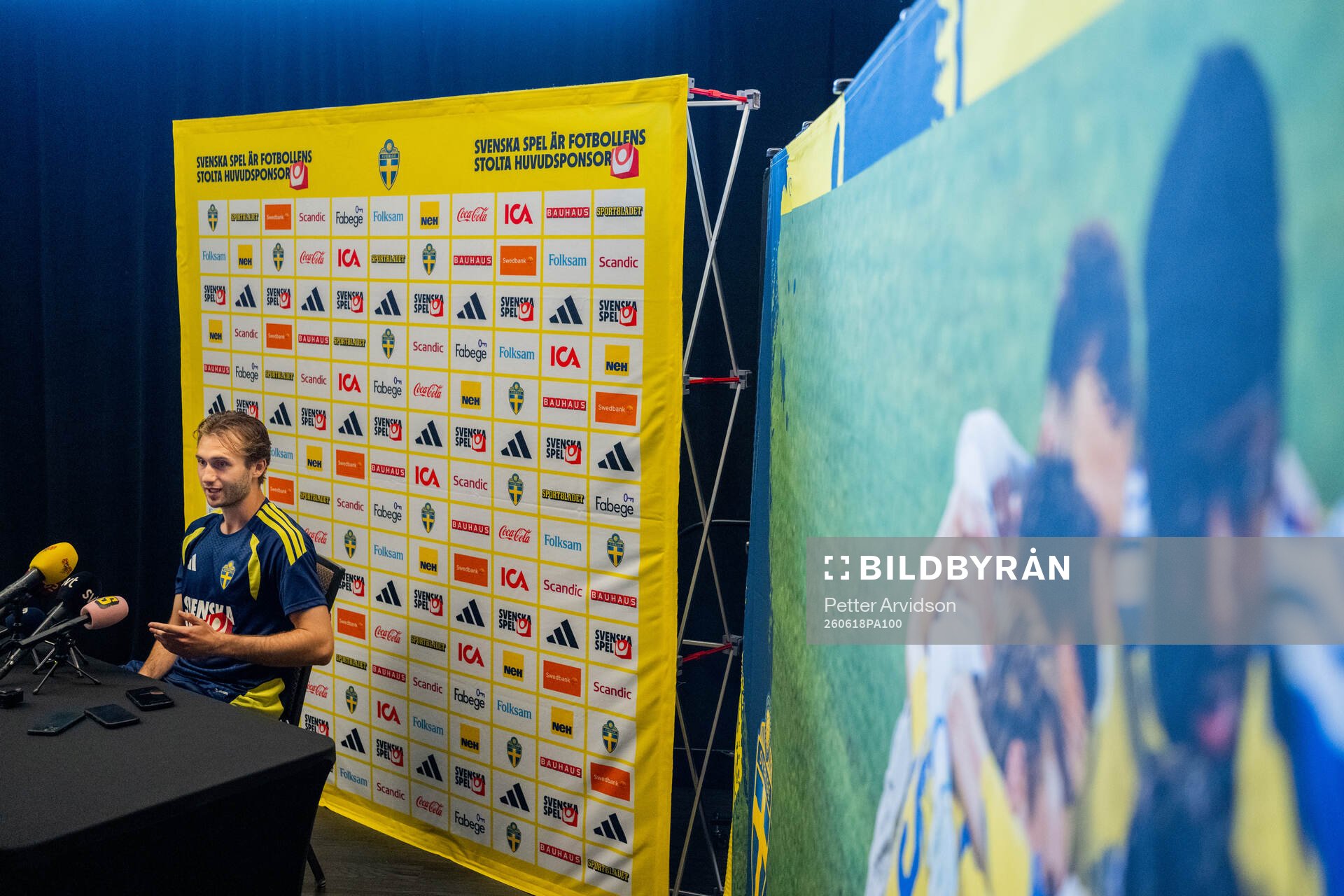 Benjamin Nygren of the Swedish men's national football team