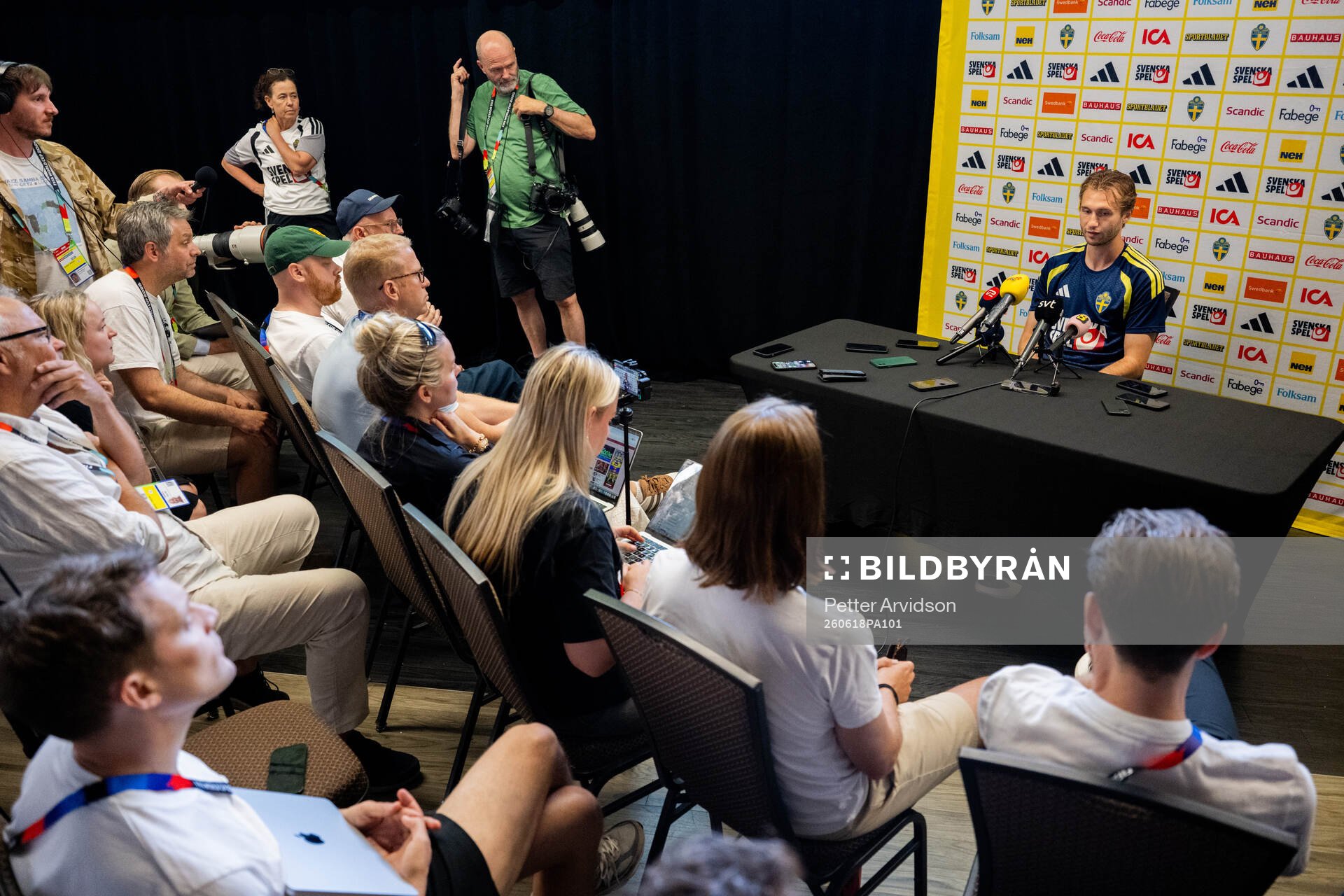 Benjamin Nygren of the Swedish men's national football team