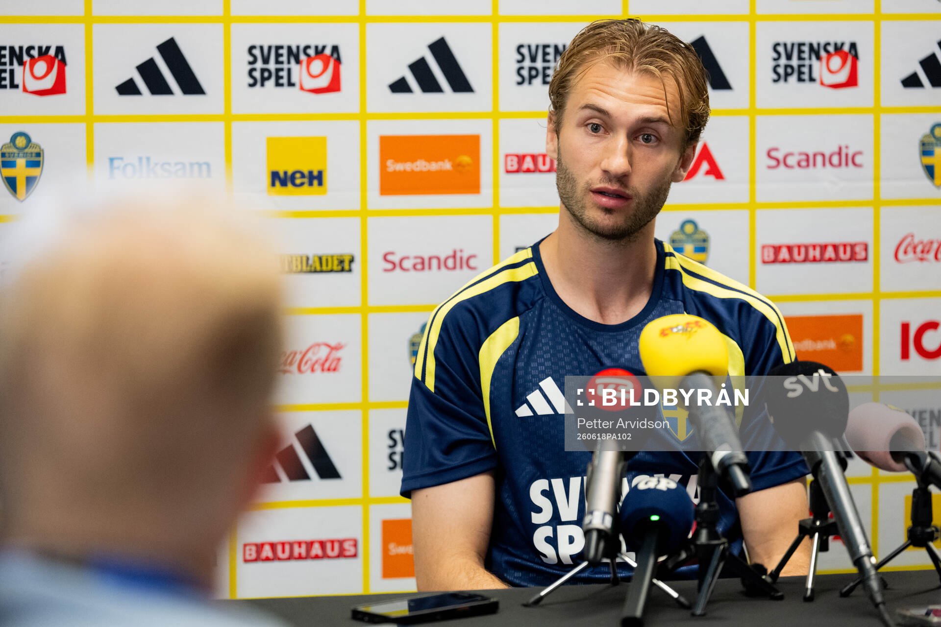 Benjamin Nygren of the Swedish men's national football team