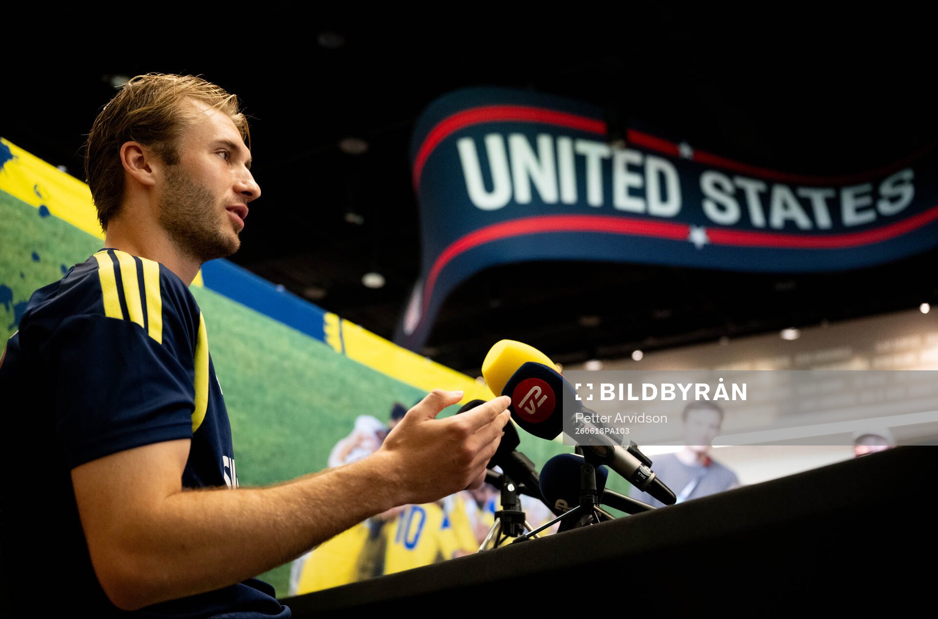 Benjamin Nygren of the Swedish men's national football team
