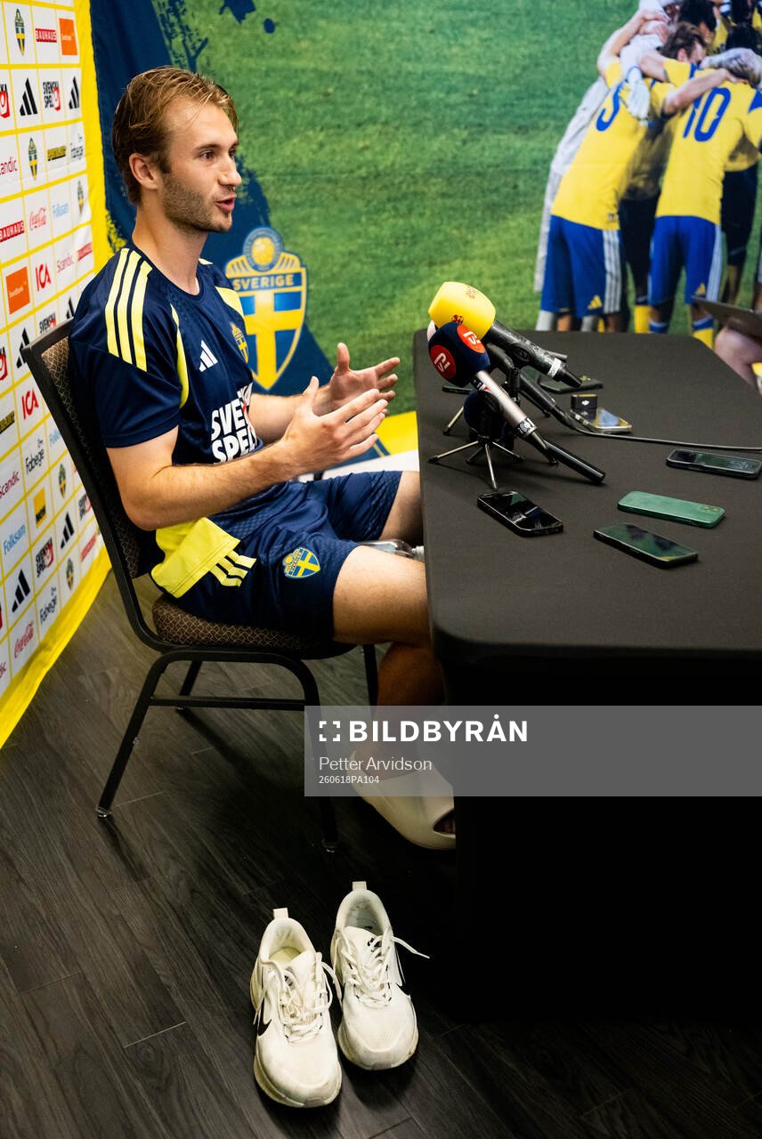 Benjamin Nygren of the Swedish men's national football team