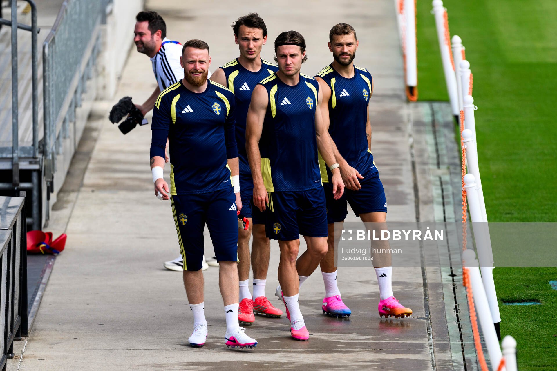 Mattias Svanberg, Hjalmar Ekdal, goalkeeper Viktor