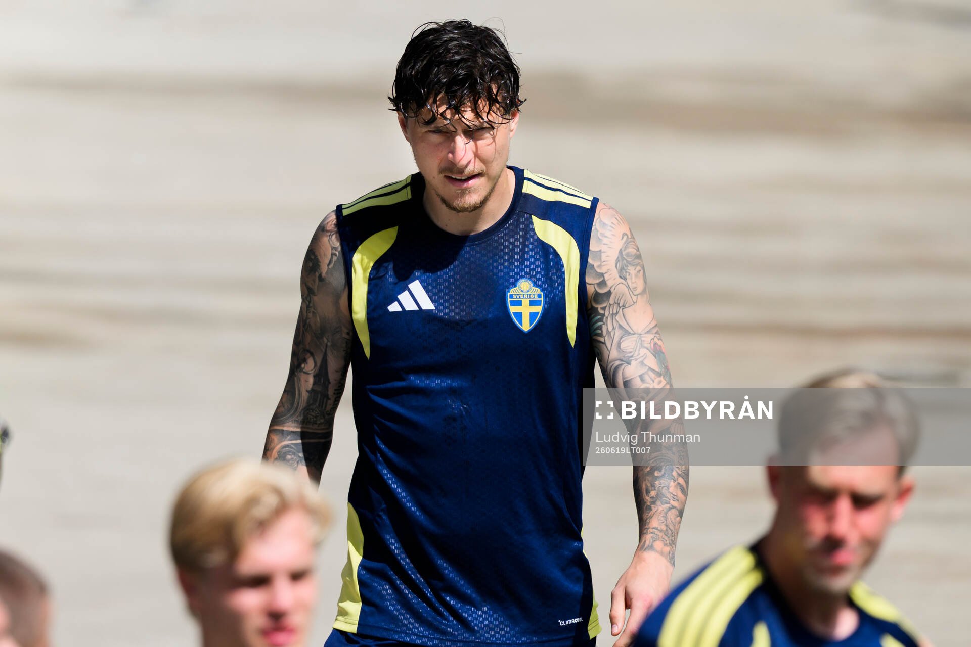 Victor Nilsson Lindelöf of the Swedish national football