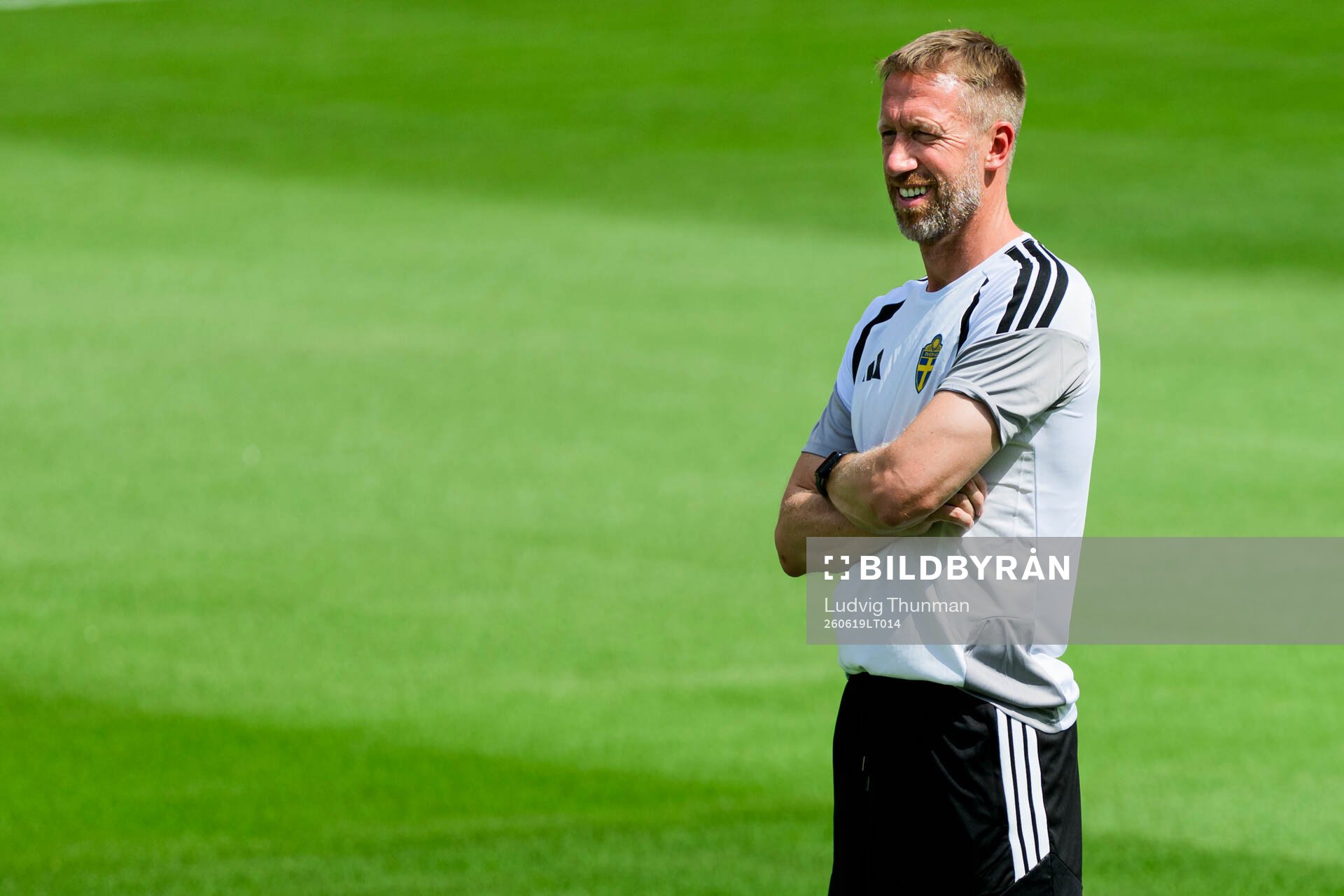 Head coach Graham Potter of the Swedish national football
