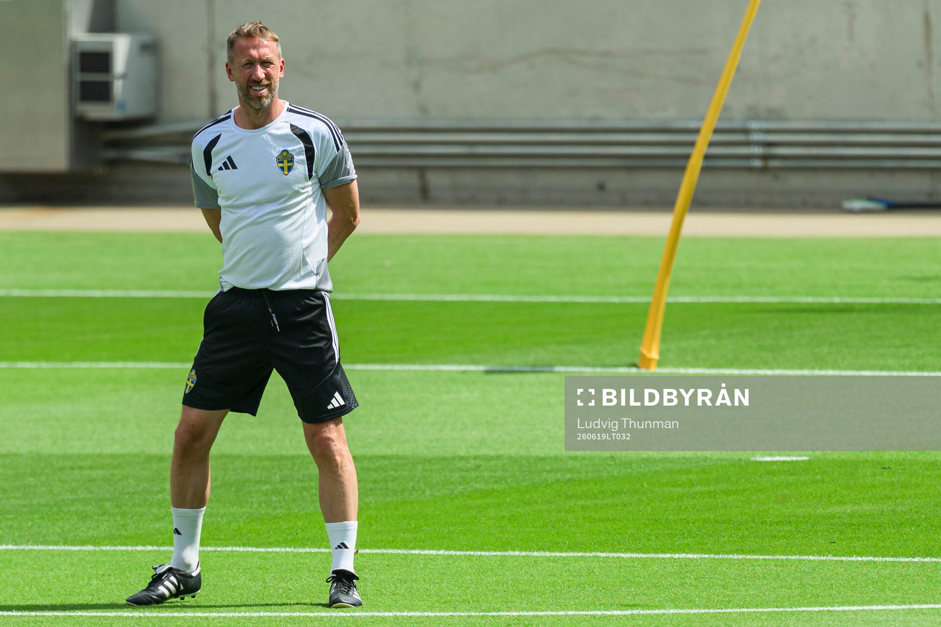 Head coach Graham Potter of the Swedish national football