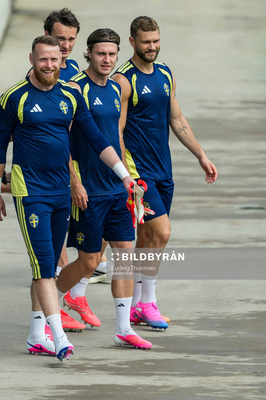 Goalkeeper Viktor Johansson, Hjalmar Ekdal, Mattias