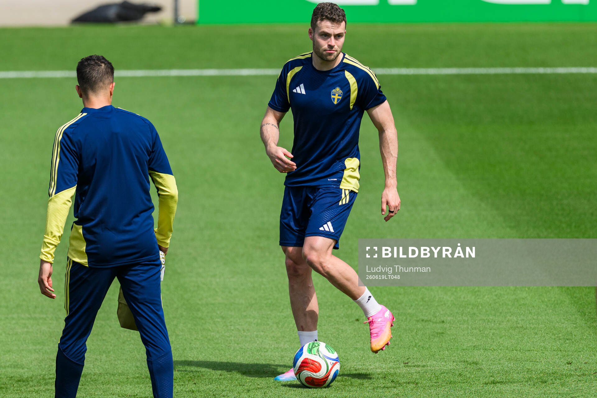 Gabriel Gudmundsson of the Swedish national football team