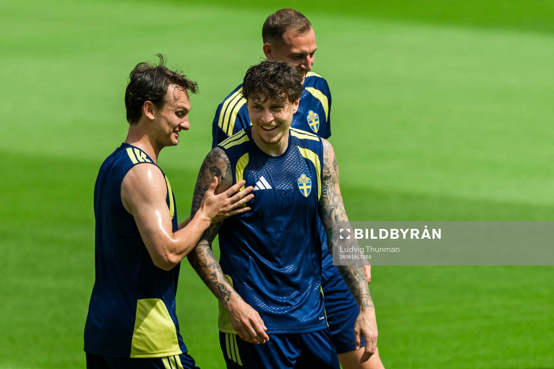 Hjalmar Ekdal, Victor Nilsson Lindelöf and Gustaf Nilsson