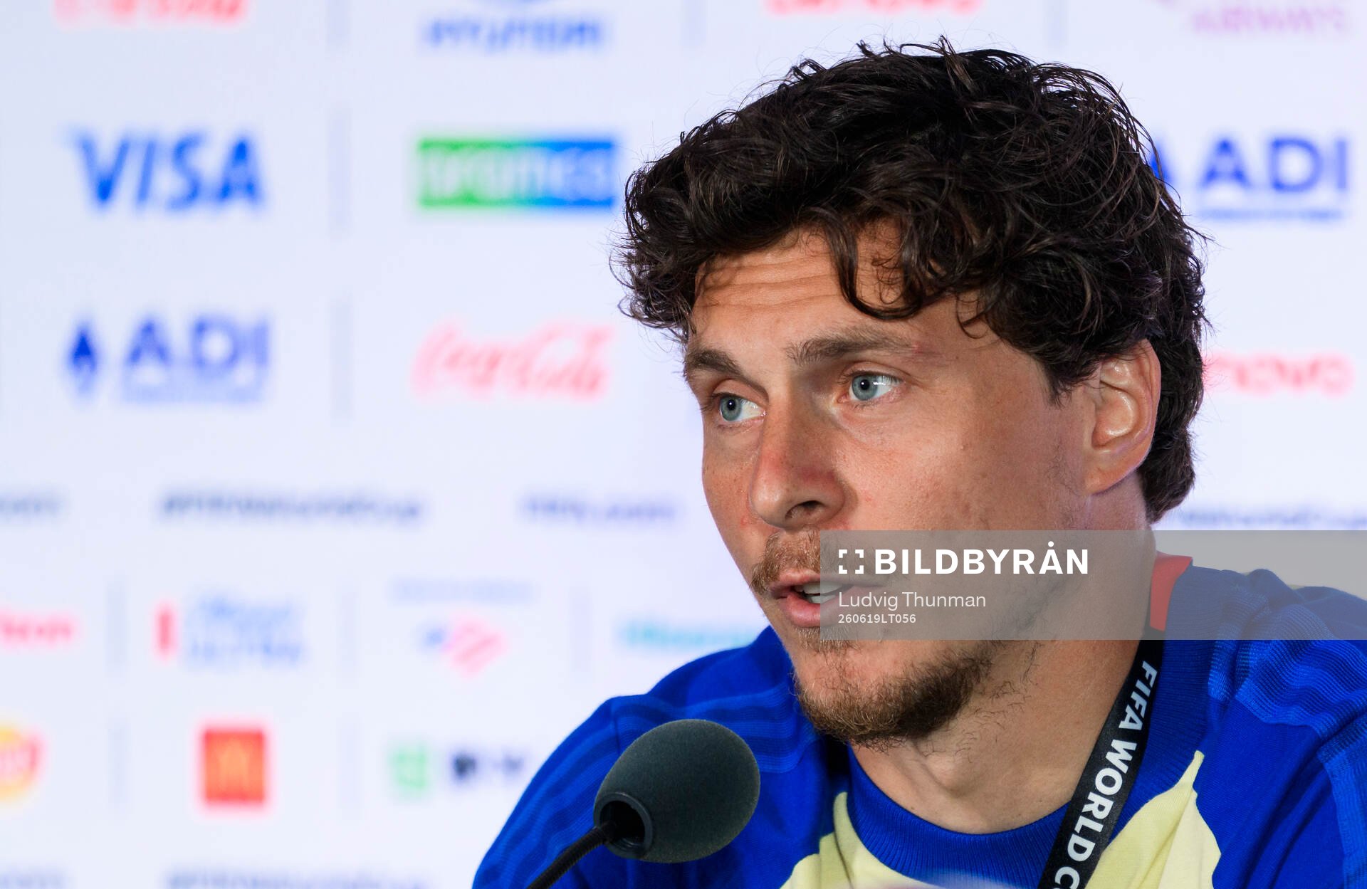 Victor Nilsson Lindelöf of the Swedish national football