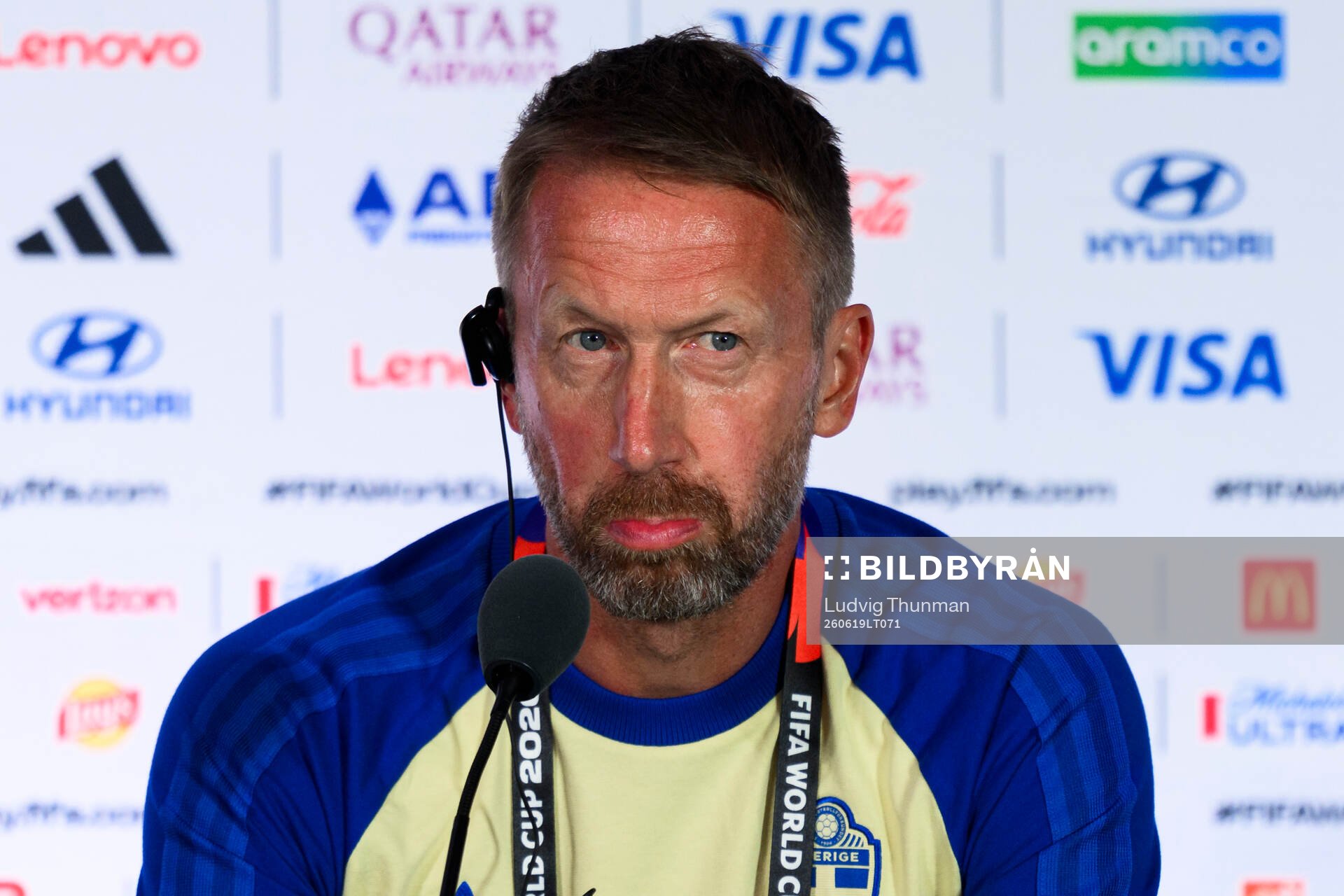 Head coach Graham Potter of the Swedish national football