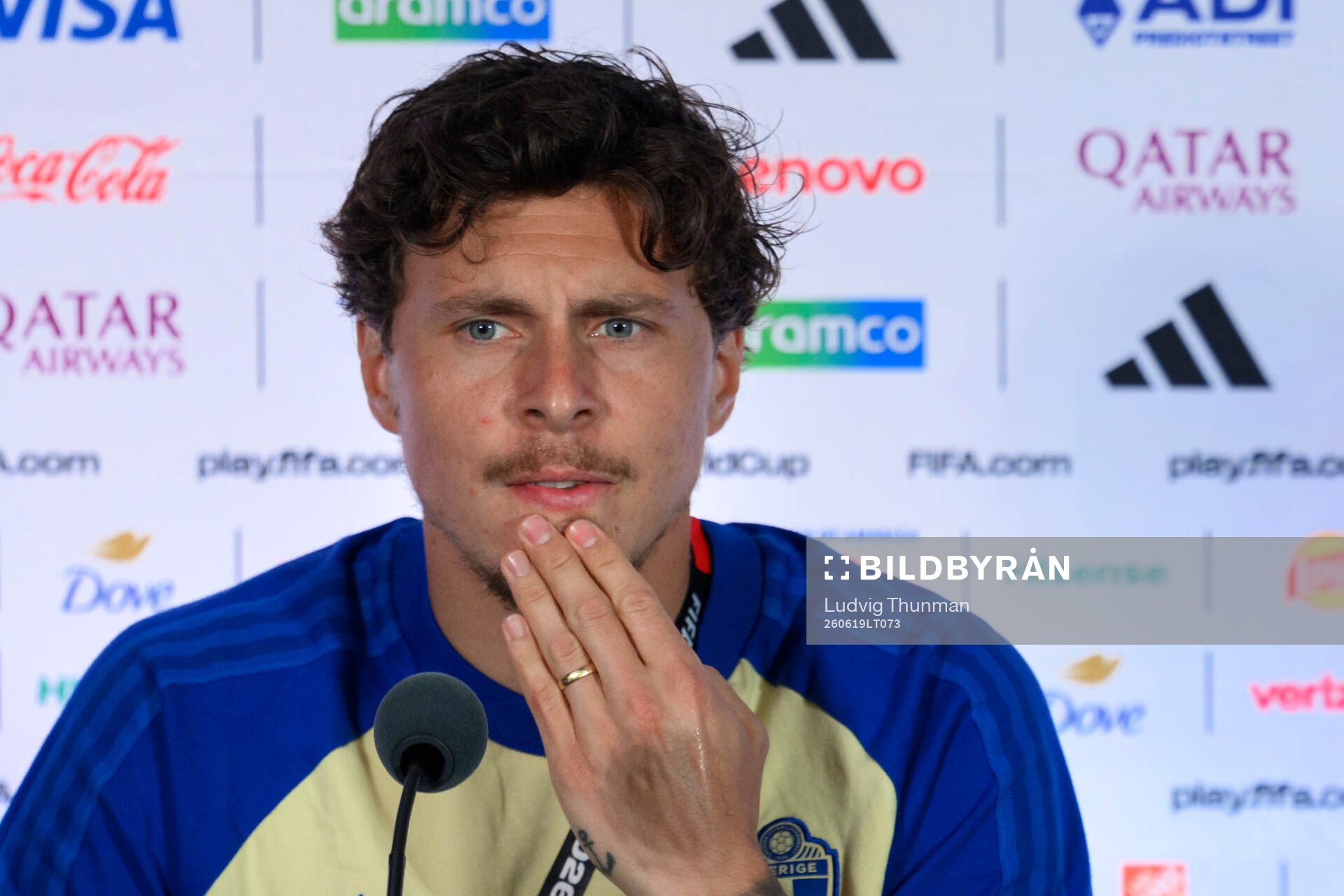 Victor Nilsson Lindelöf of the Swedish national football