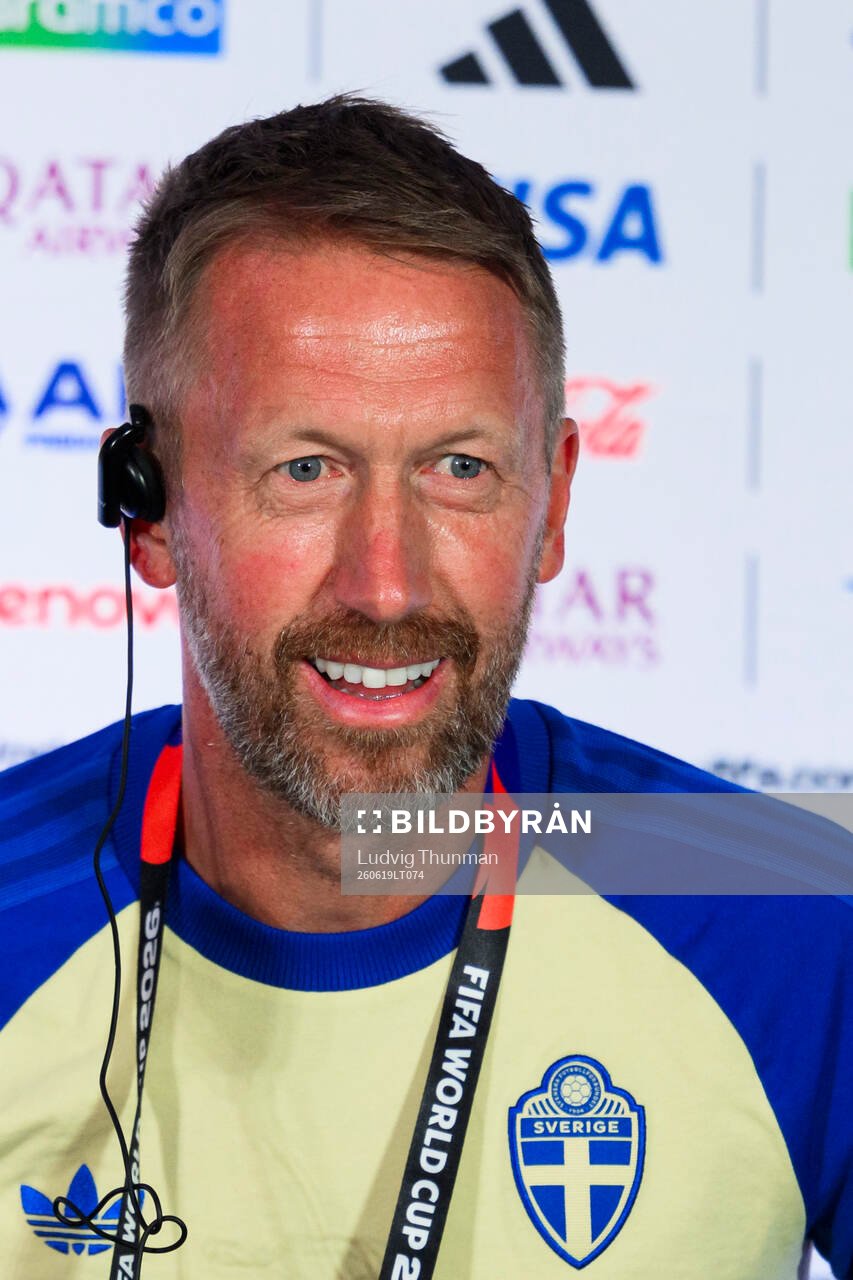 Head coach Graham Potter of the Swedish national football