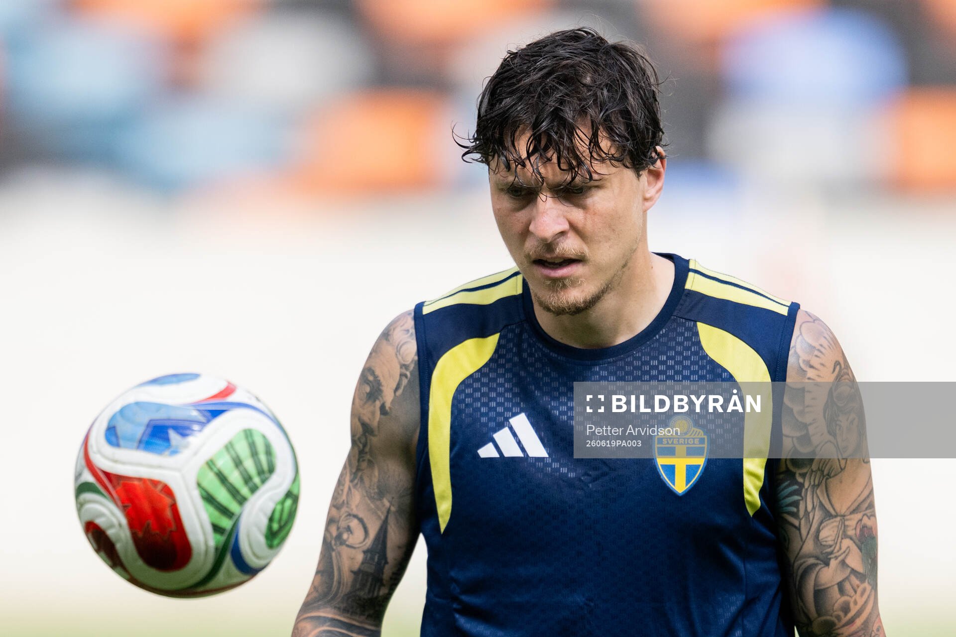 Victor Nilsson Lindelöf of the Swedish national football