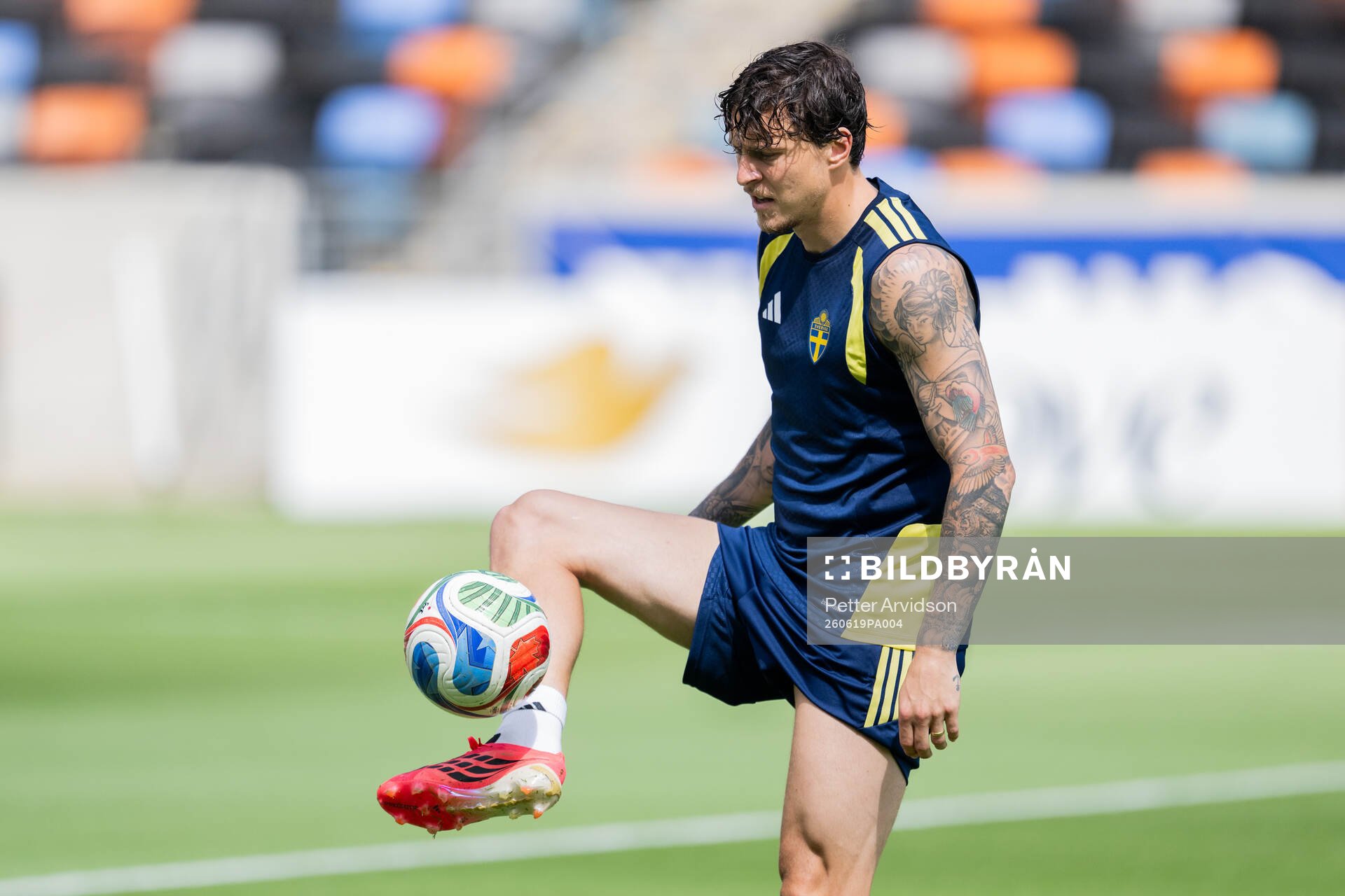 Victor Nilsson Lindelöf of the Swedish national football
