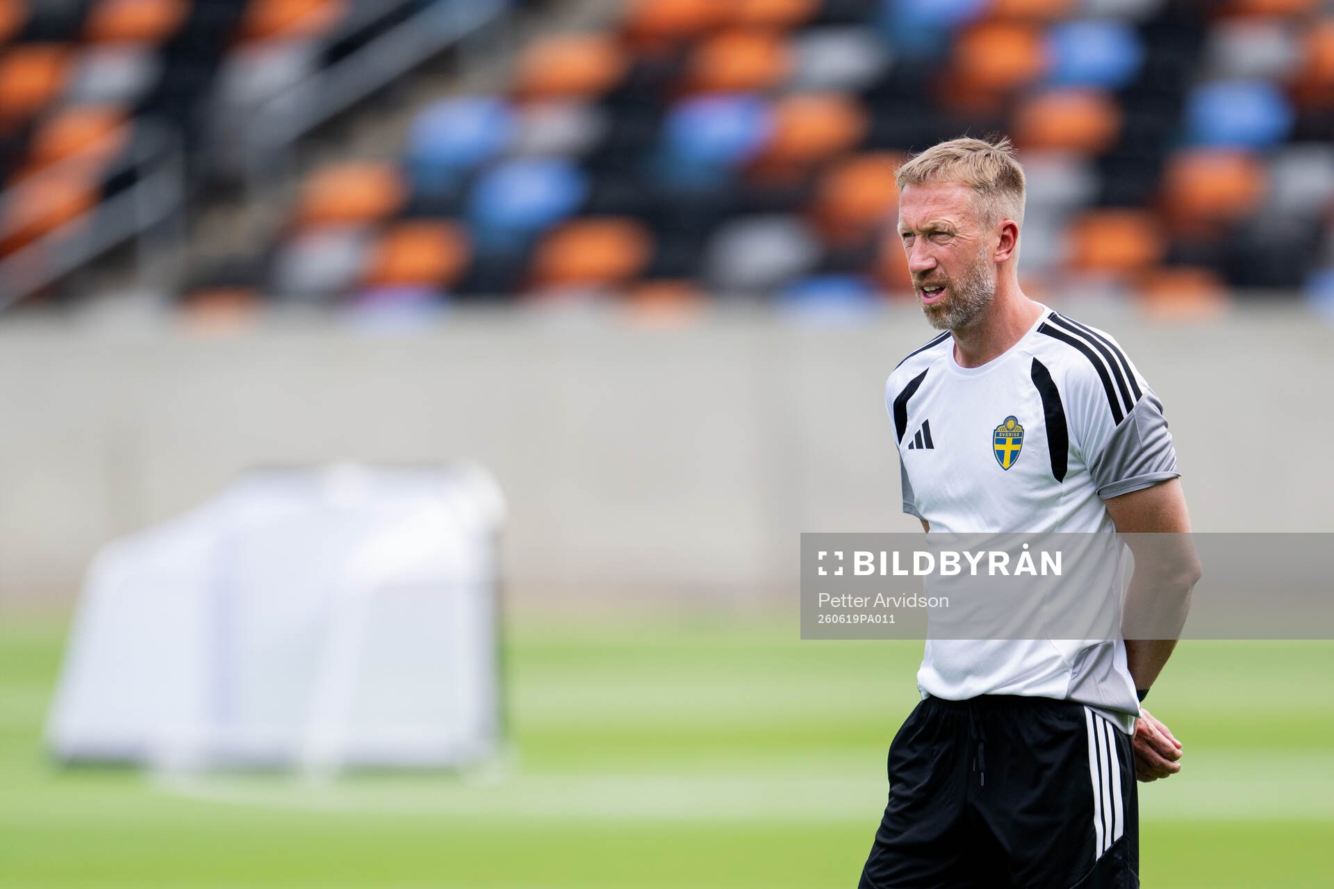 Head coach Graham Potter of the Swedish national football