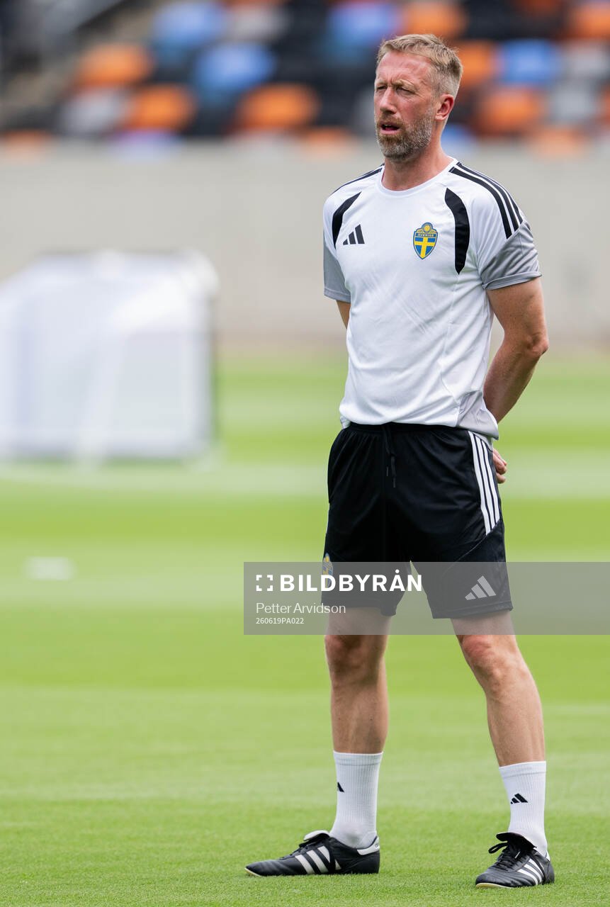 Head coach Graham Potter of the Swedish national football