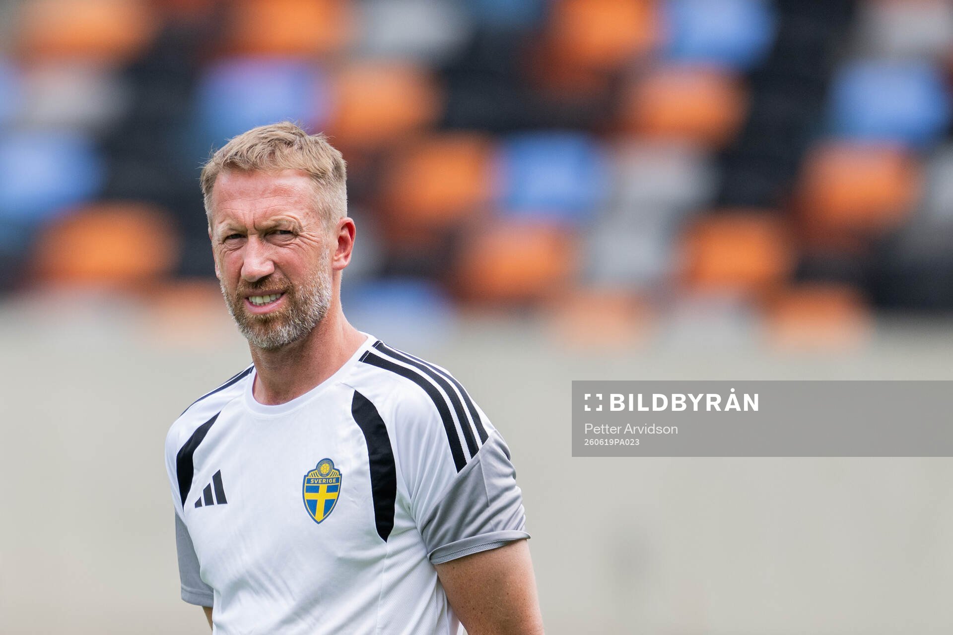 Head coach Graham Potter of the Swedish national football
