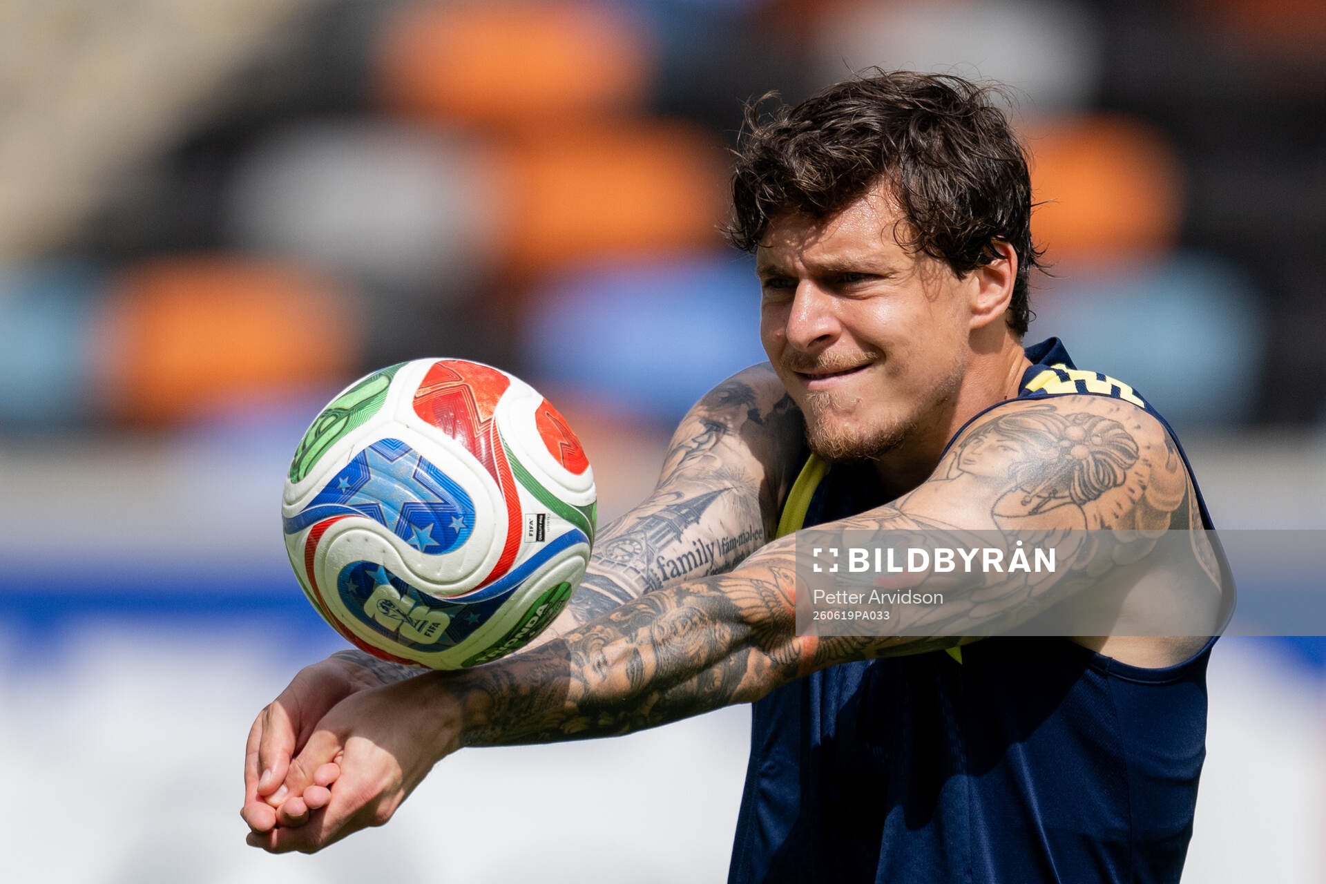Victor Nilsson Lindelöf of the Swedish national football