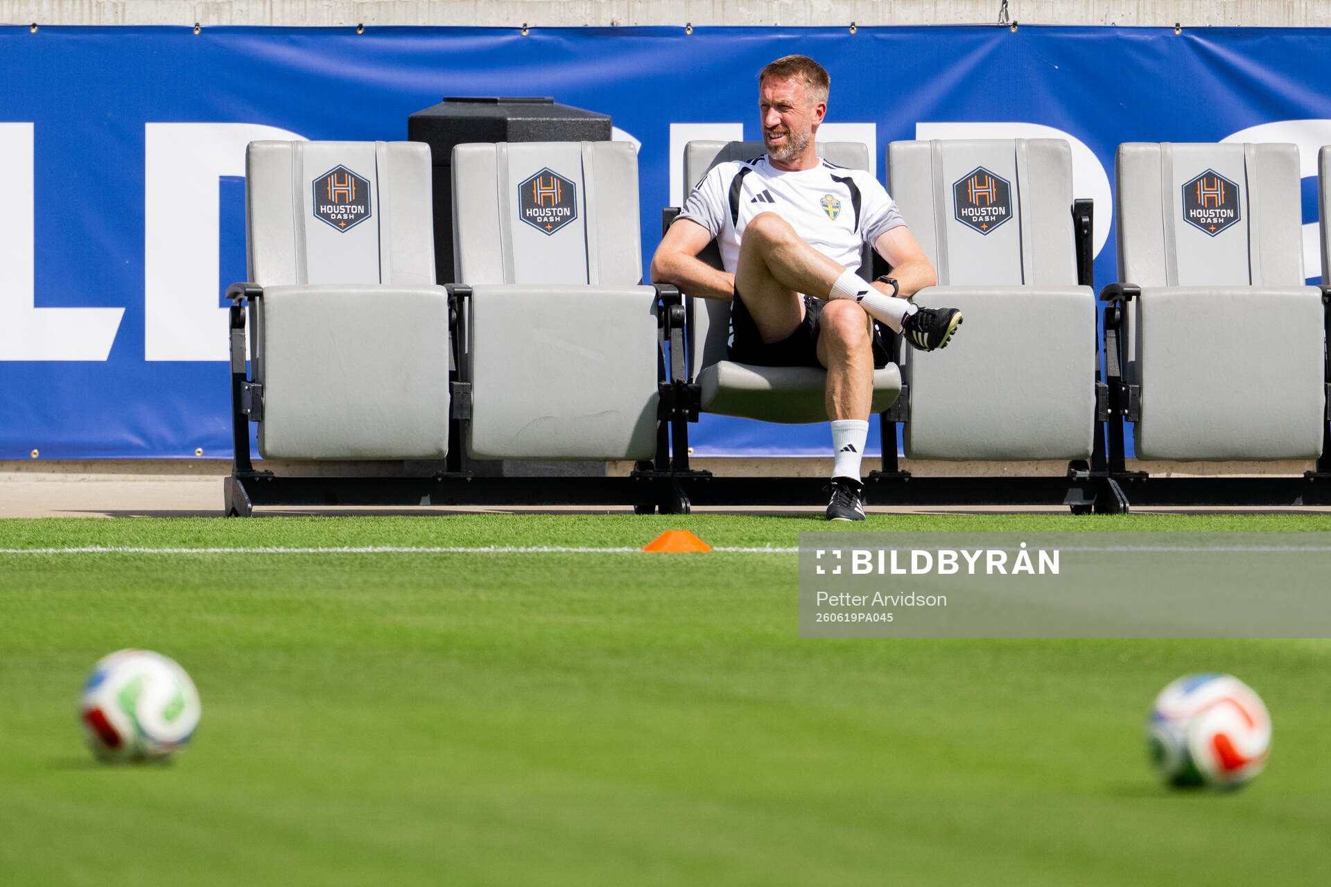 Head coach Graham Potter of the Swedish national football