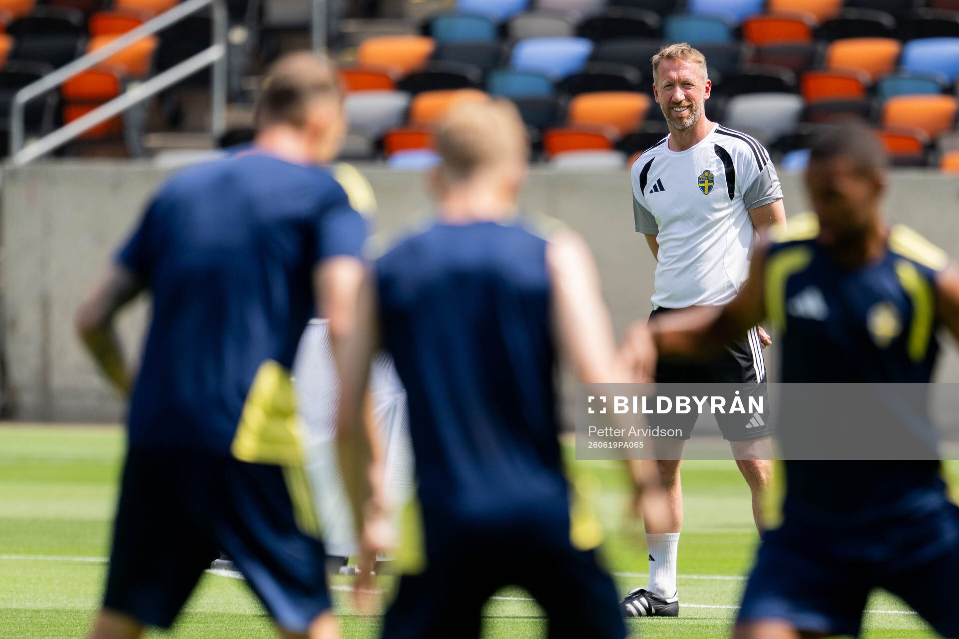 Head coach Graham Potter of the Swedish national football