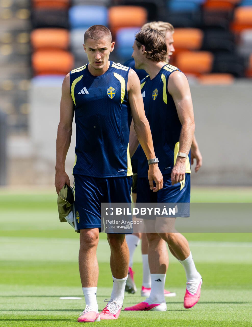 Gustaf Lagerbielke of the Swedish national football team at
