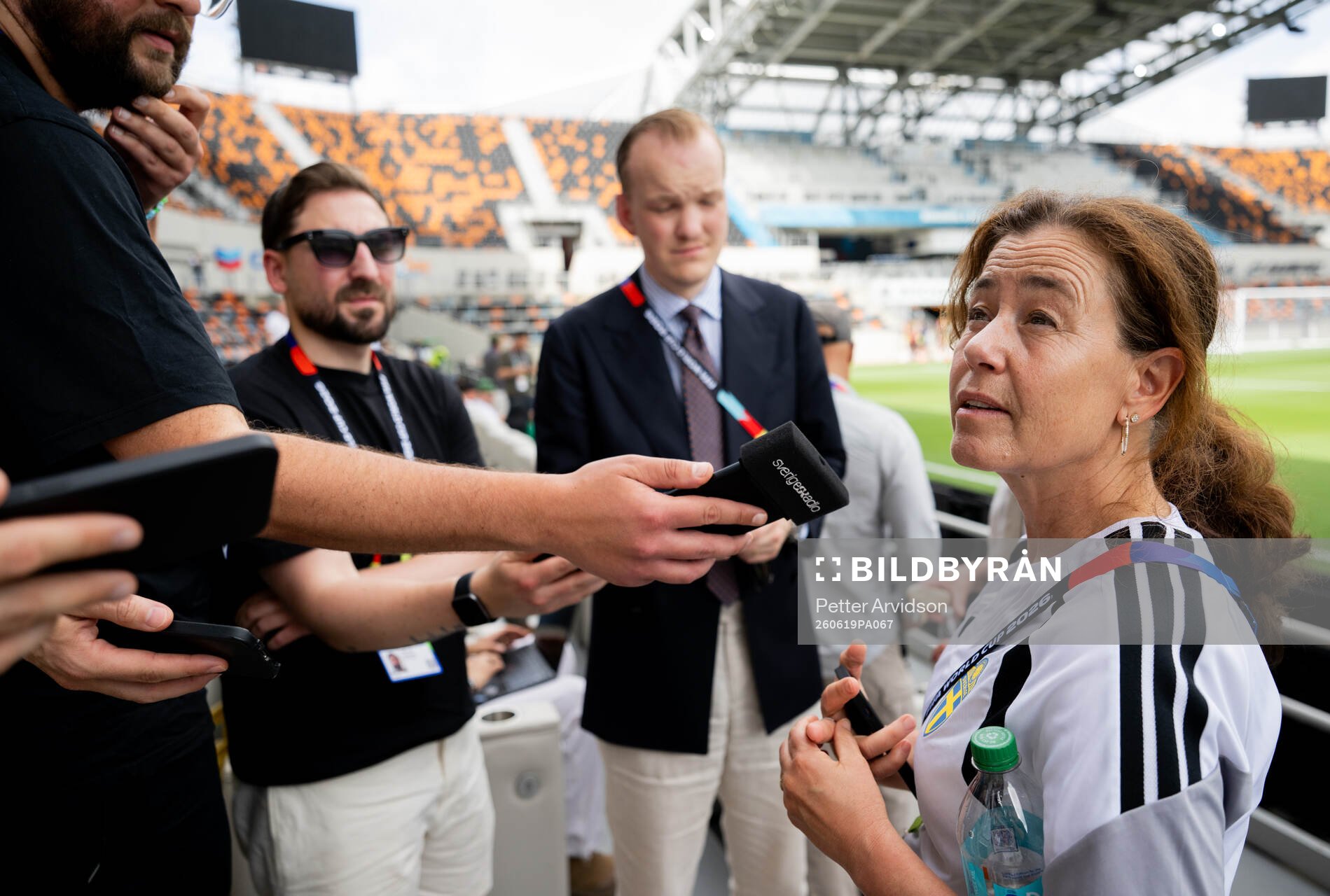 Petra Thorén, press officer of the Swedish national