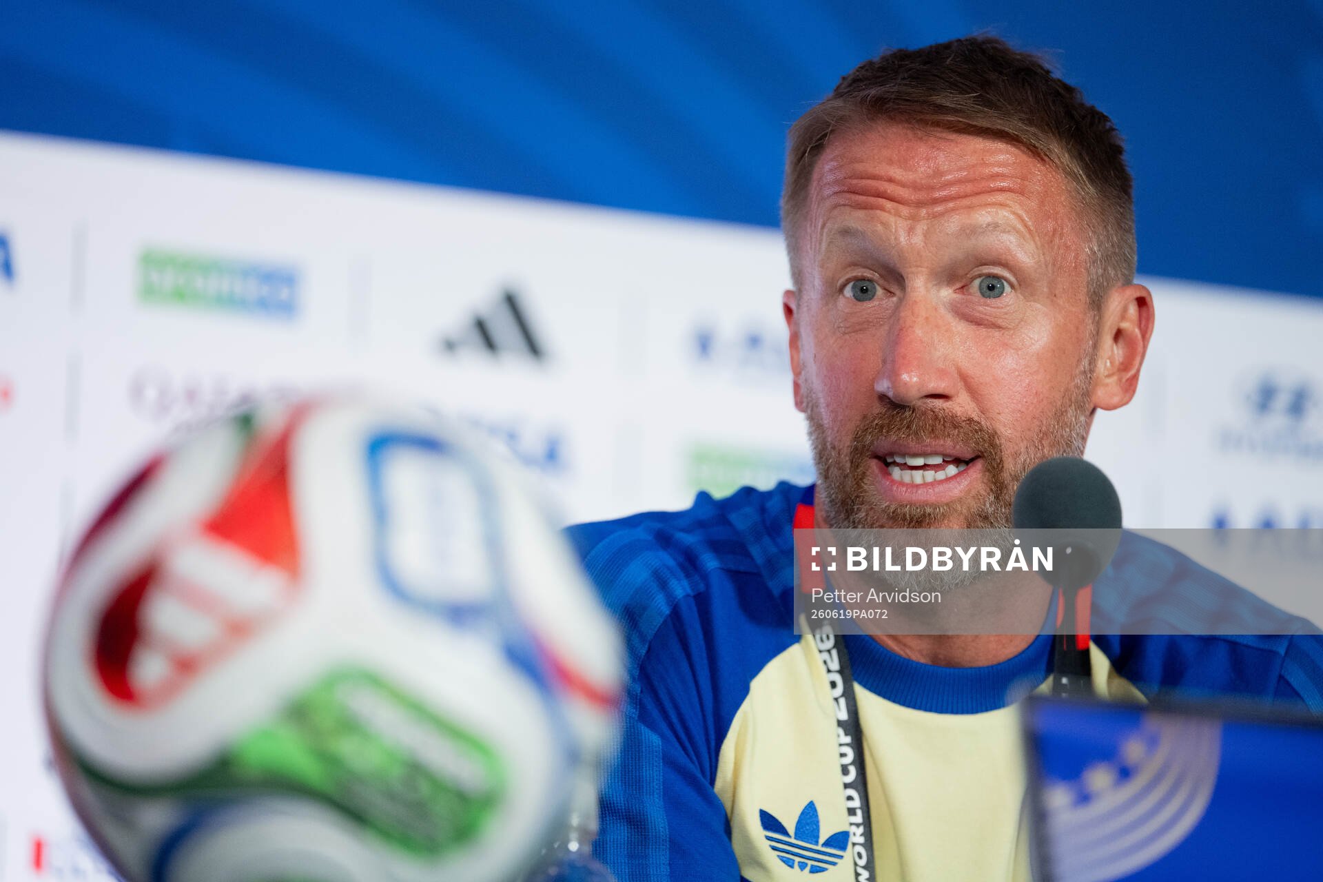 Head coach Graham Potter of the Swedish national football