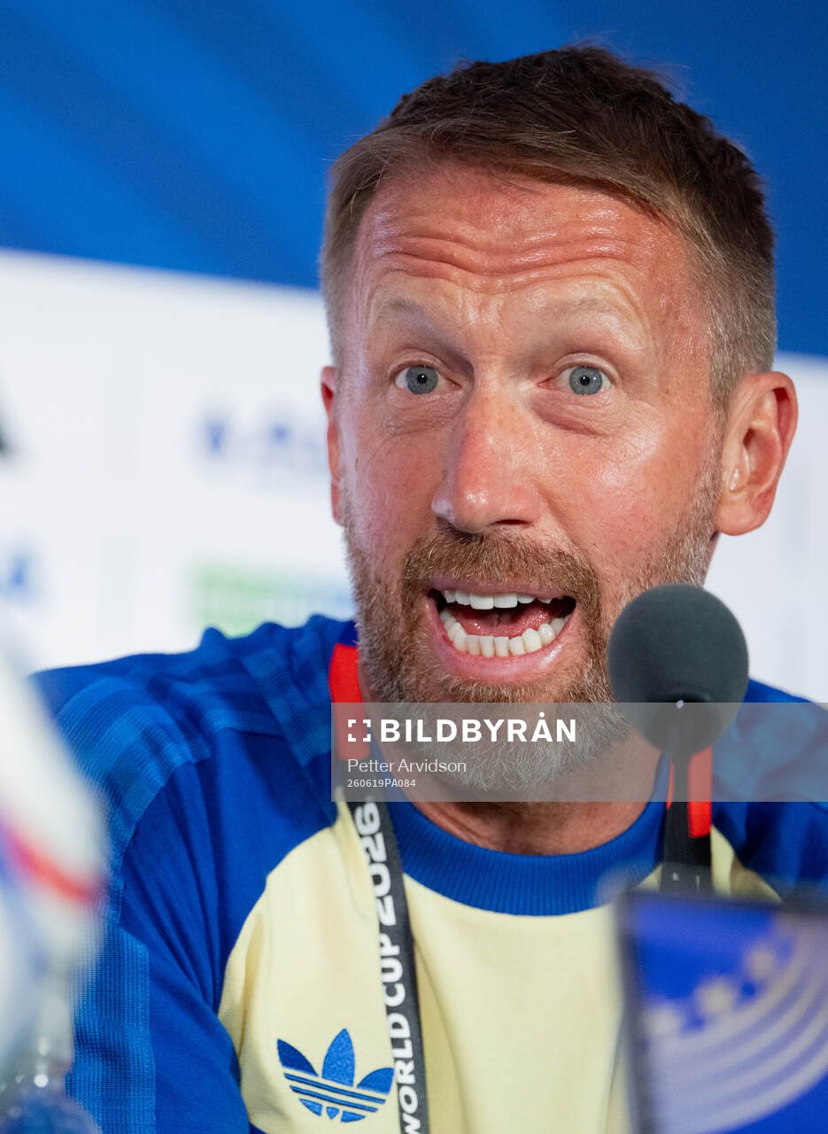 Head coach Graham Potter of the Swedish national football