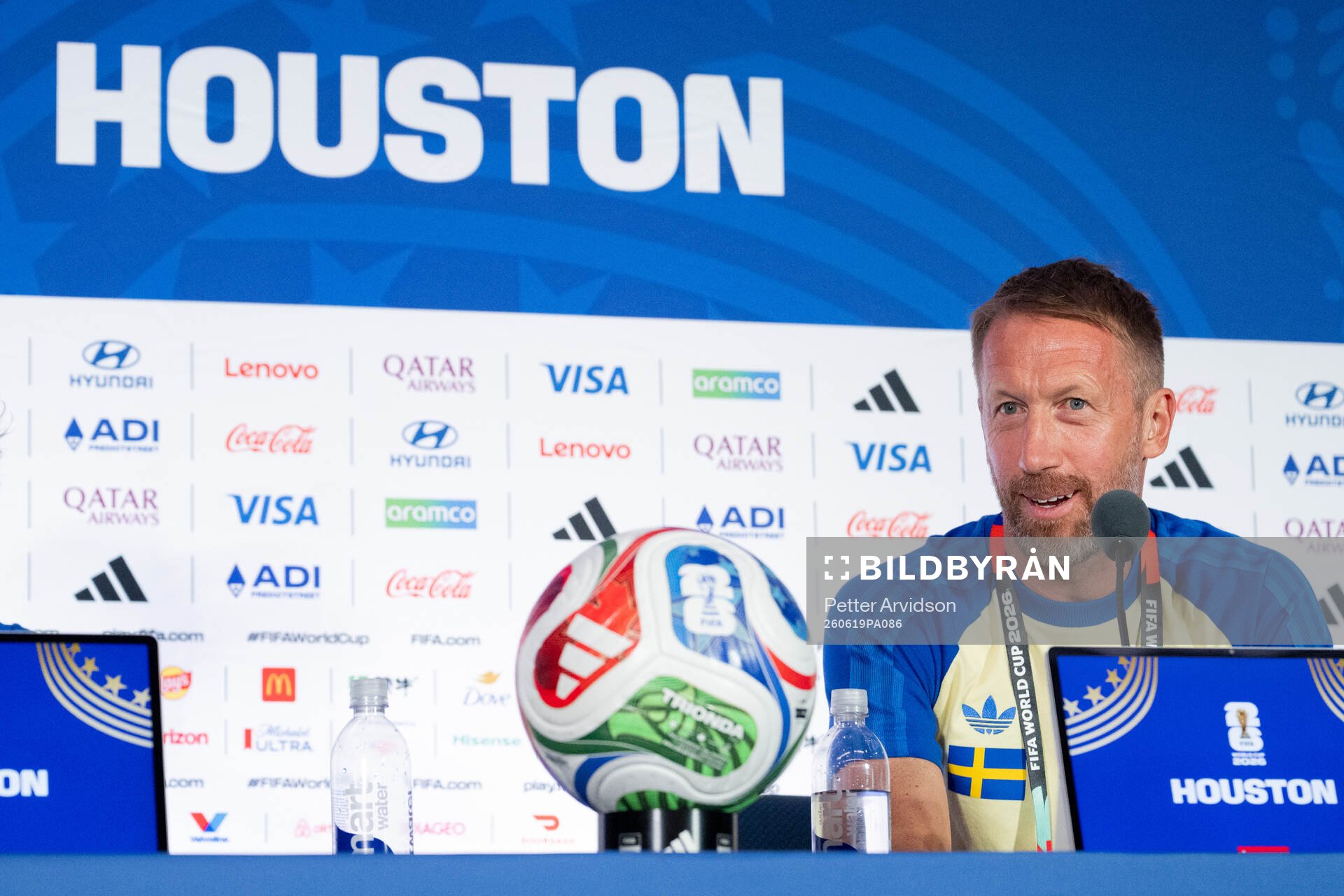 Head coach Graham Potter of the Swedish national football