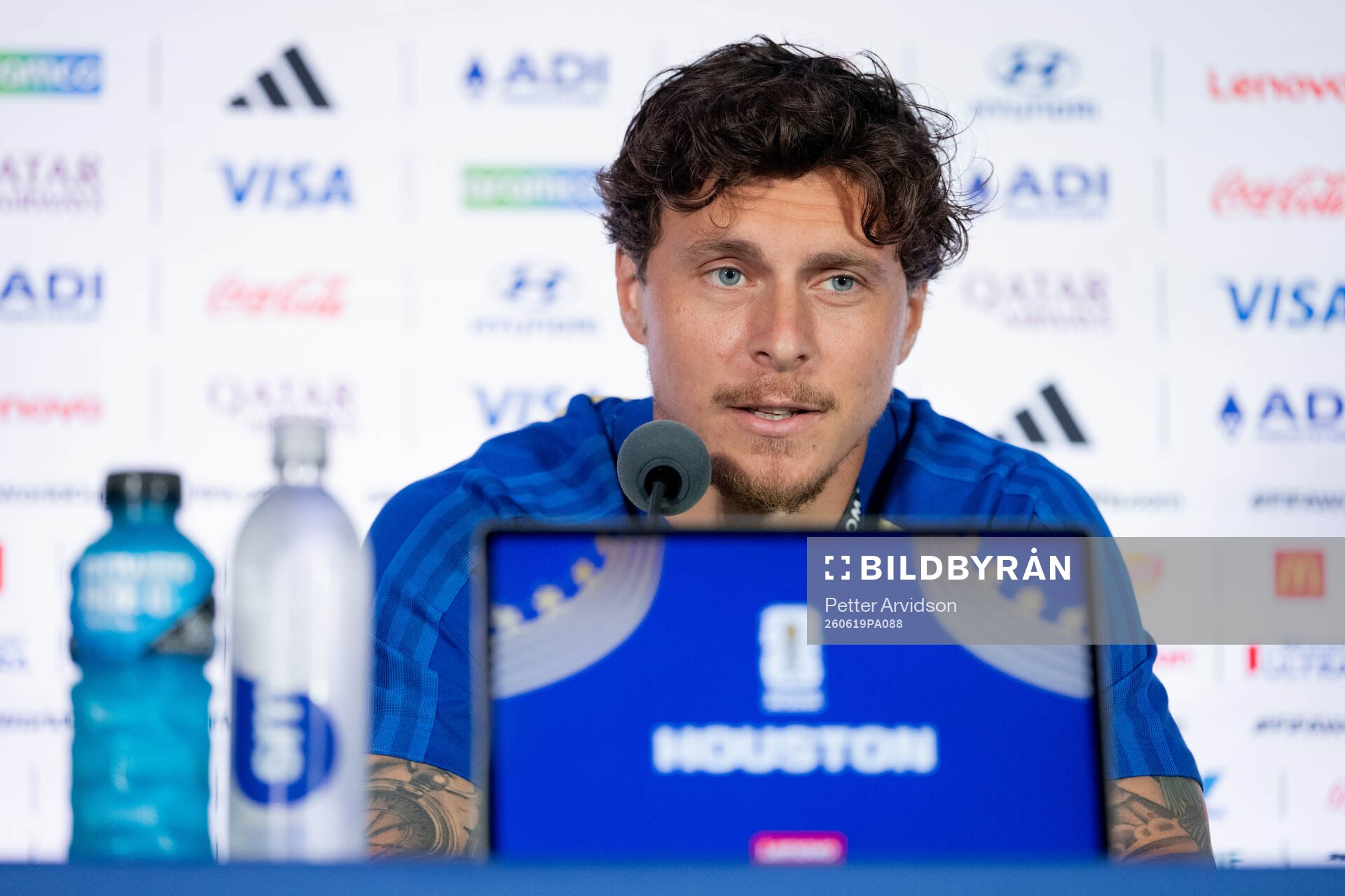 Victor Nilsson Lindelöf of the Swedish national football