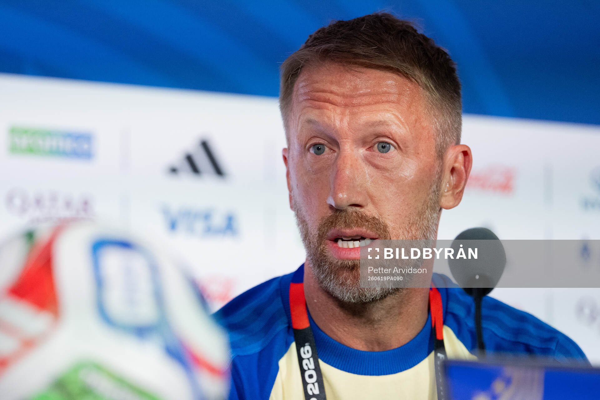 Head coach Graham Potter of the Swedish national football