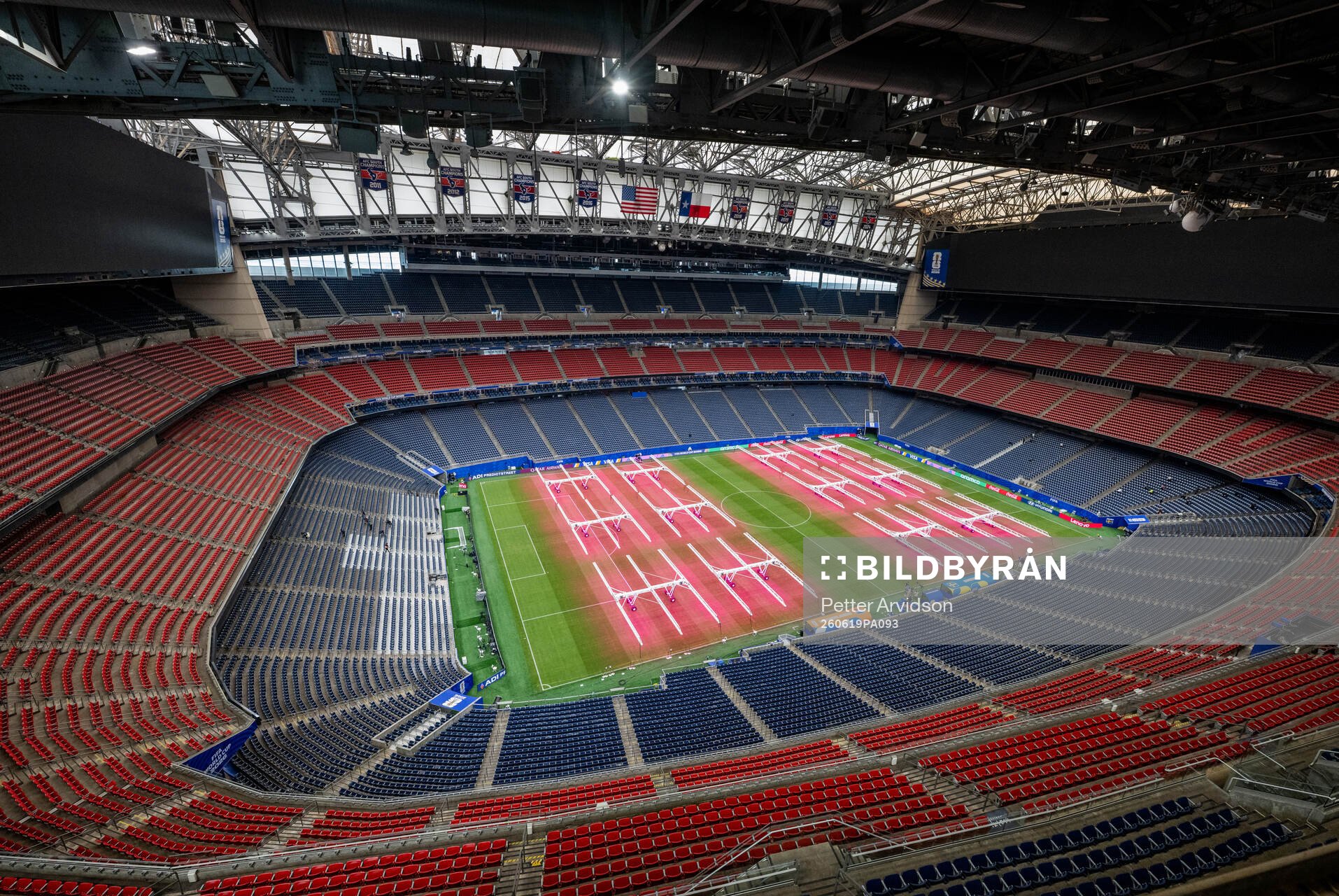 General interior view of Houston stadium