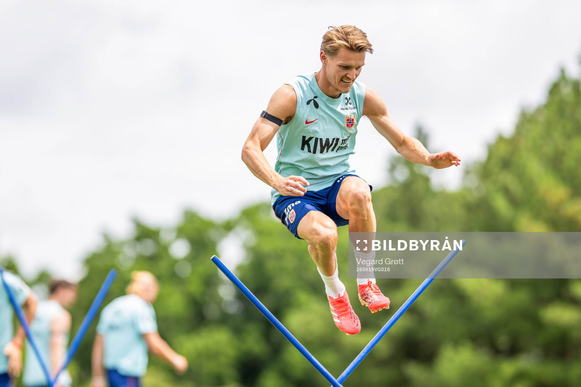 Martin Ødegaard of the Norwegian national football team at