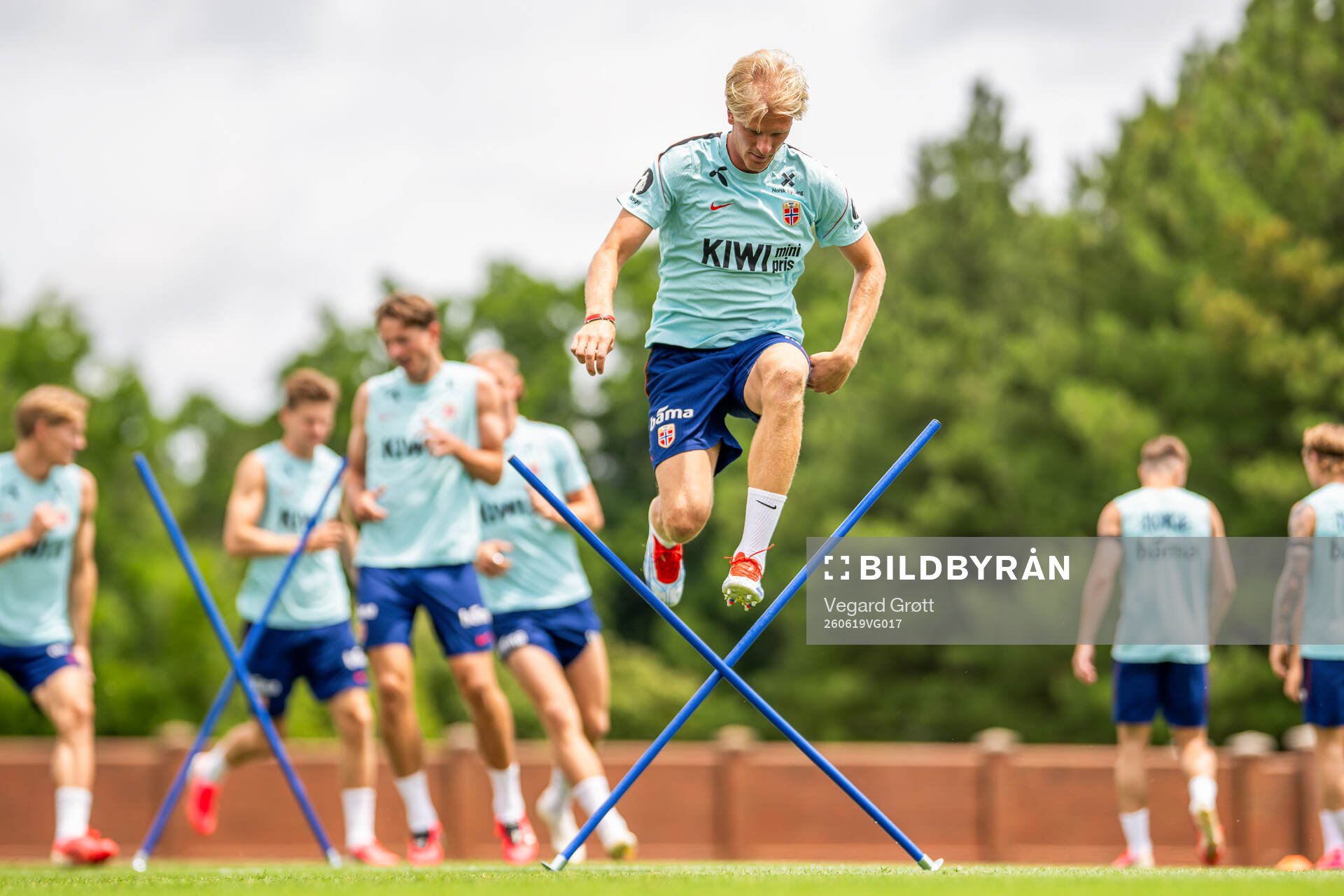 Morten Thorsby of the Norwegian national football team at a