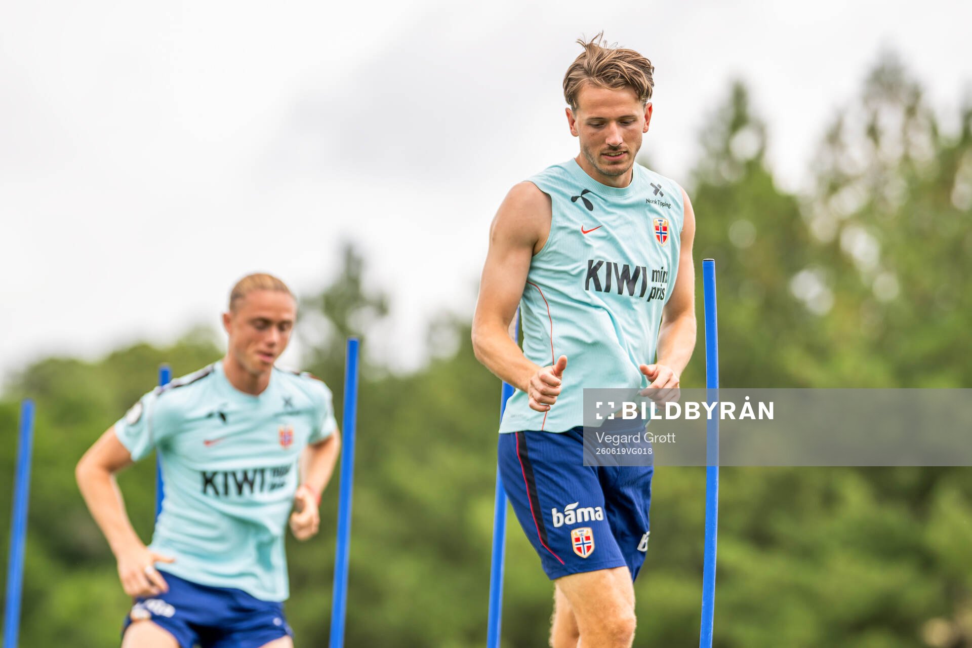 Sander Berge of the Norwegian national football team at a