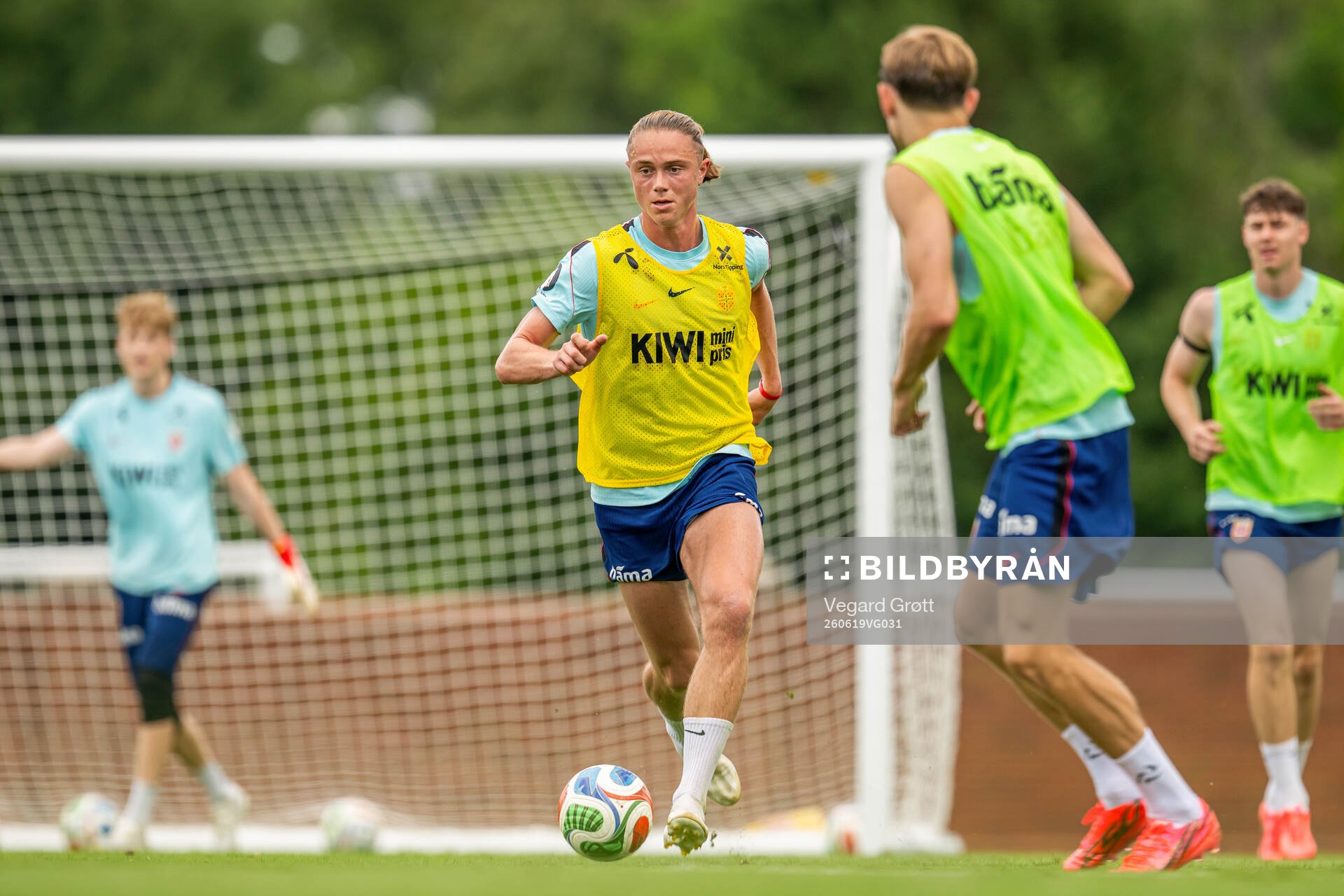 Thelo Aasgaard of the Norwegian national football team at a