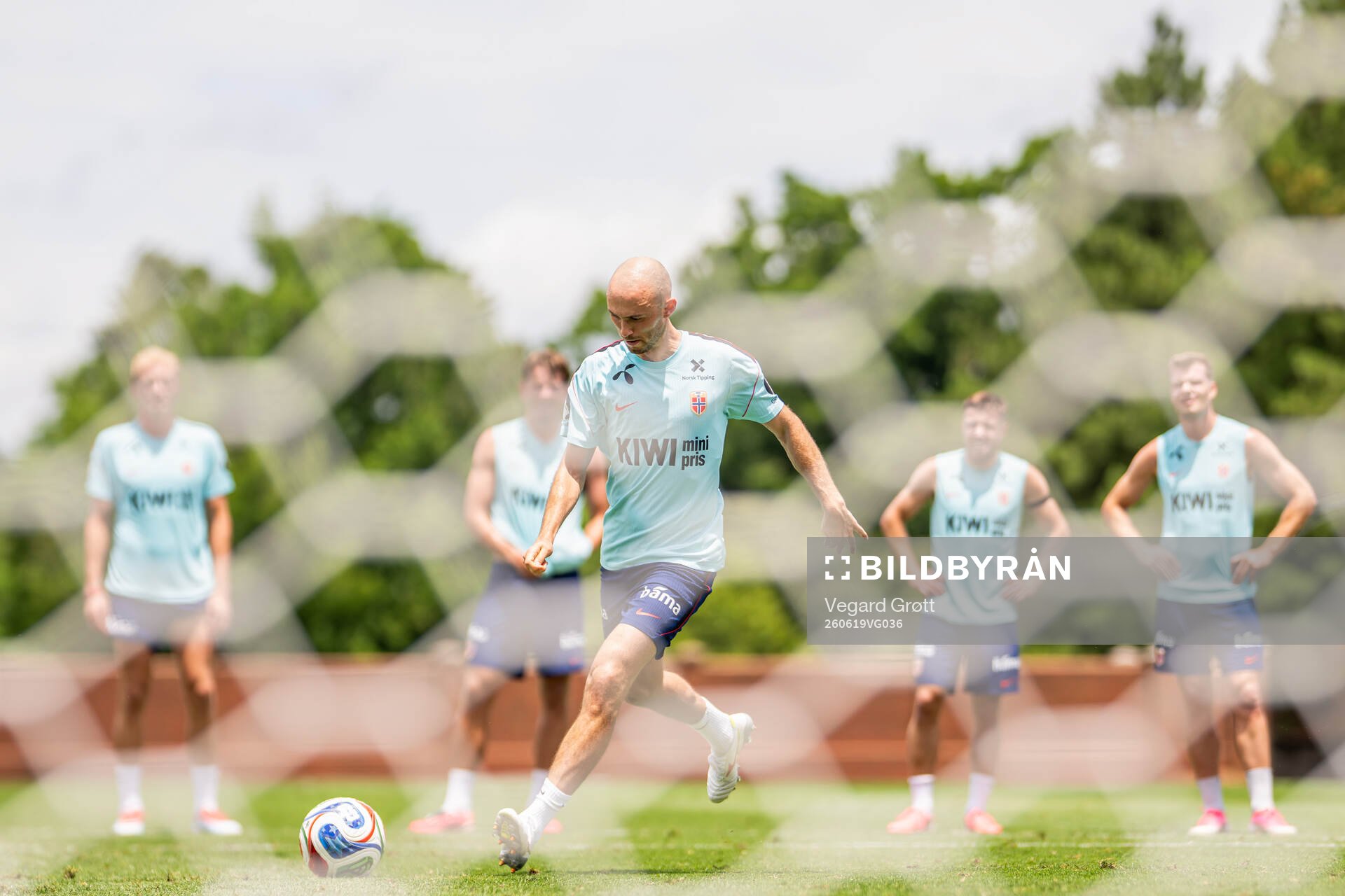 Fredrik Aursnes of the Norwegian national football team at