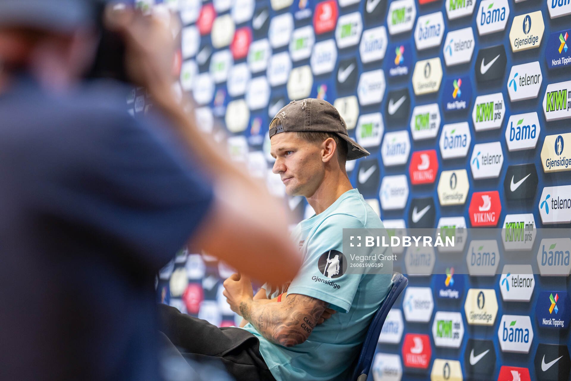 David Møller Wolfe of the Norwegian national football team