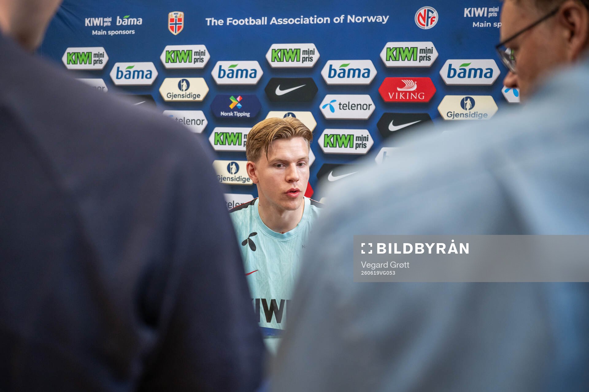 Jens Petter Hauge of the Norwegian national football team