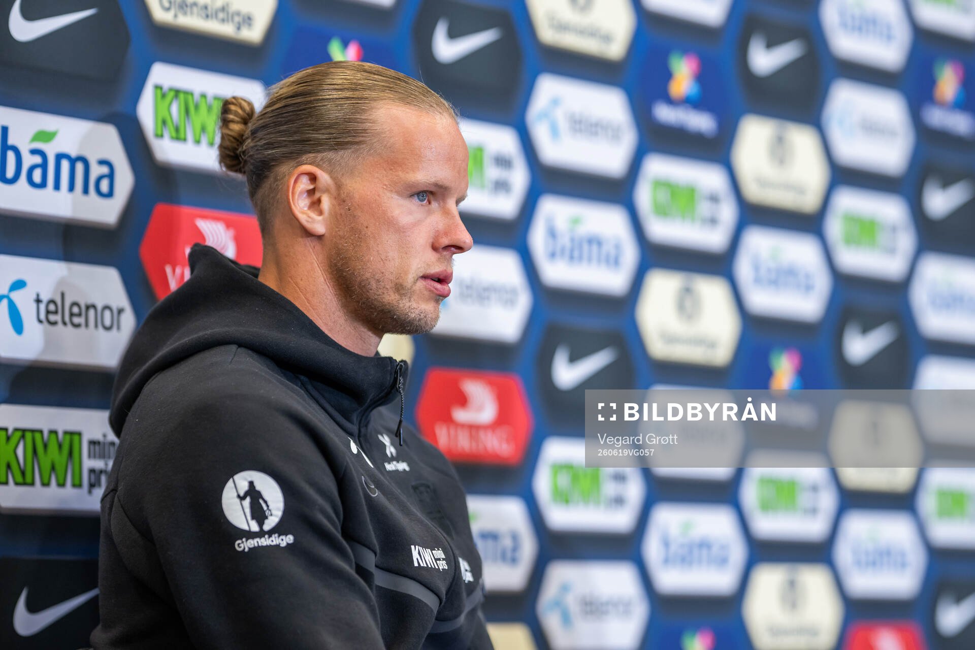 Goalkeeper Ørjan Håskjold Nyland of the Norwegian