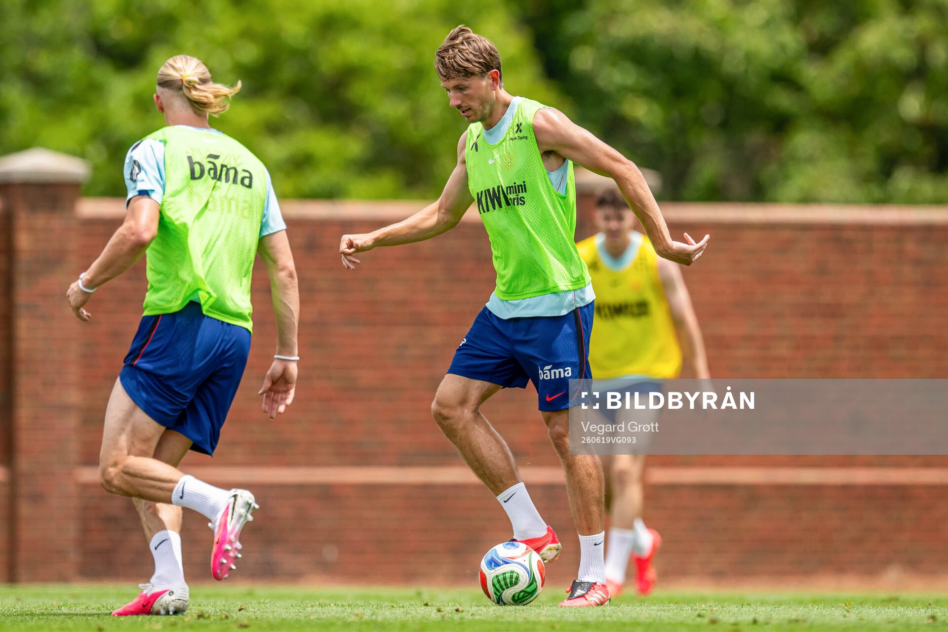 Sander Berge of the Norwegian national football team at a