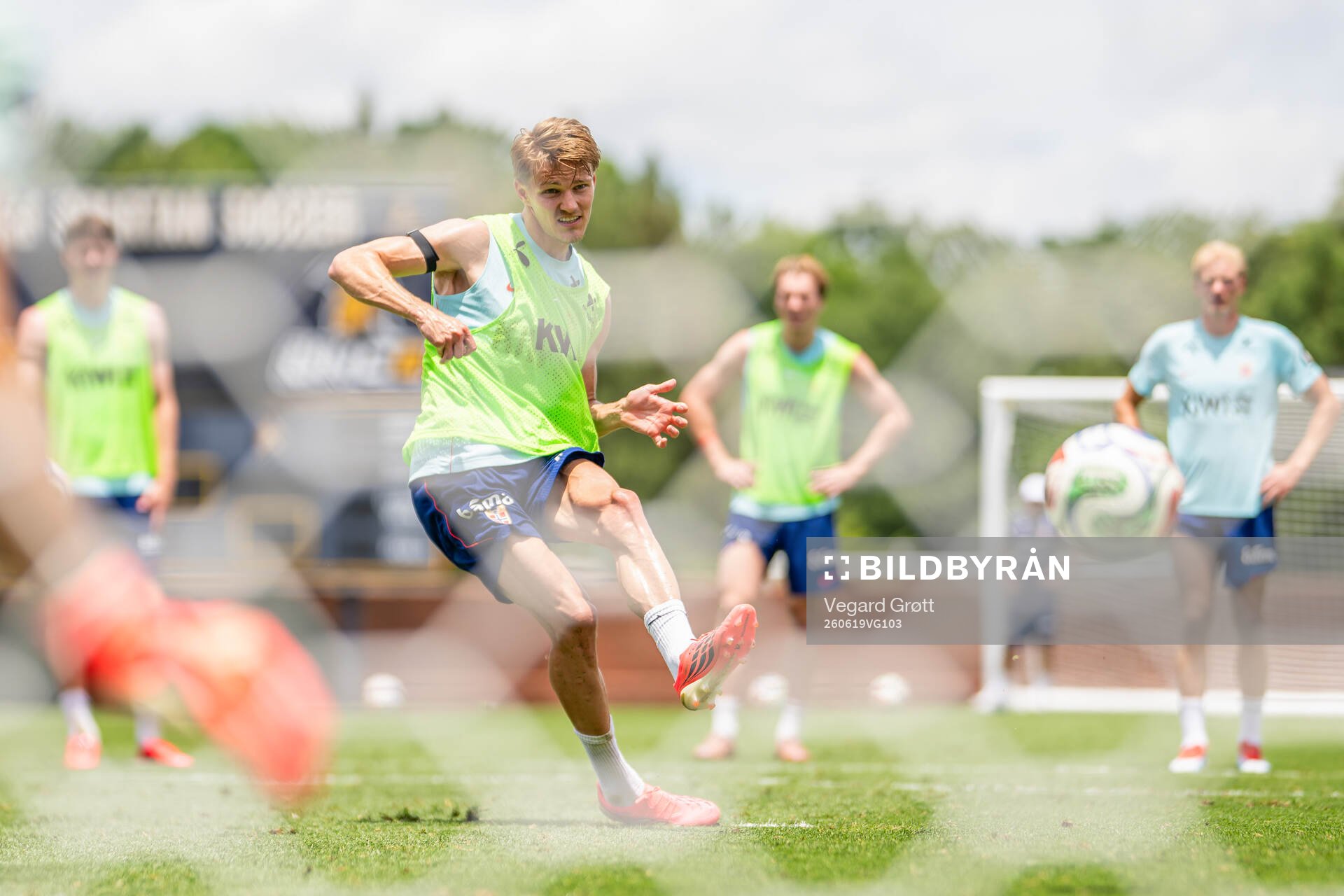 Martin Ødegaard of the Norwegian national football team at