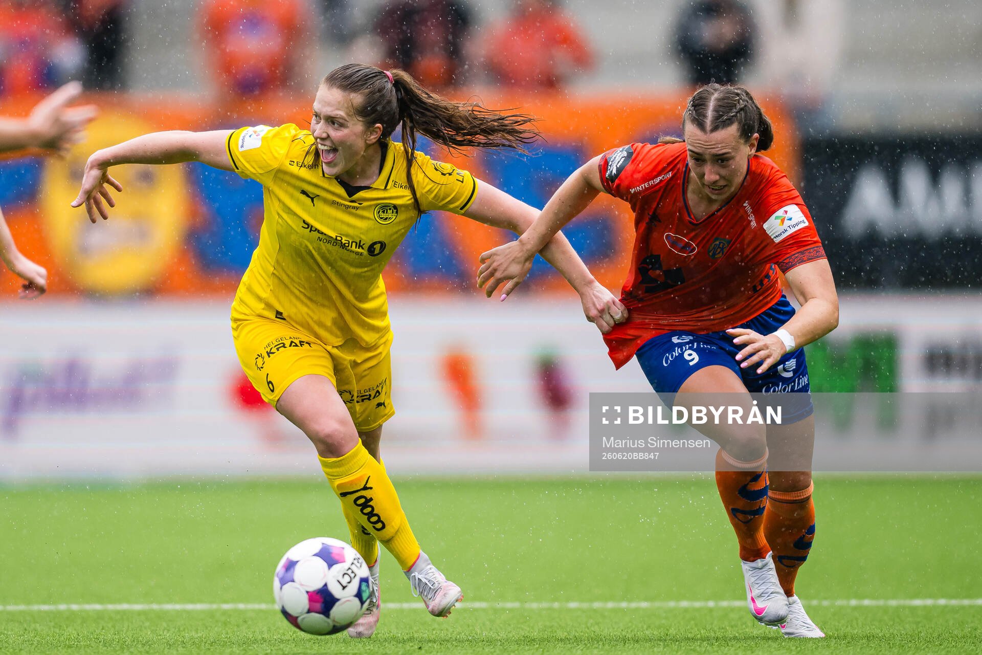 Kristina Borgenhaug Brudvik of Bodø/Glimt and Katarina