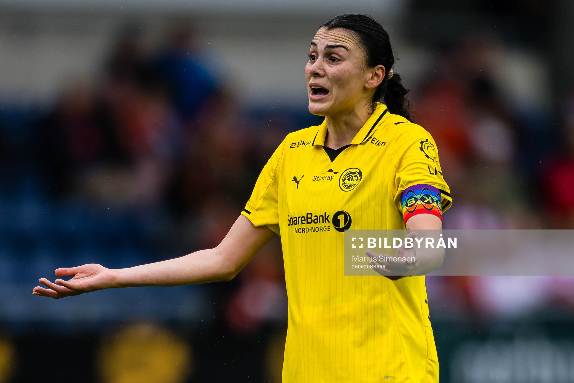 Claudia Nicole Cagnina of Bodø/Glimt looks dejected