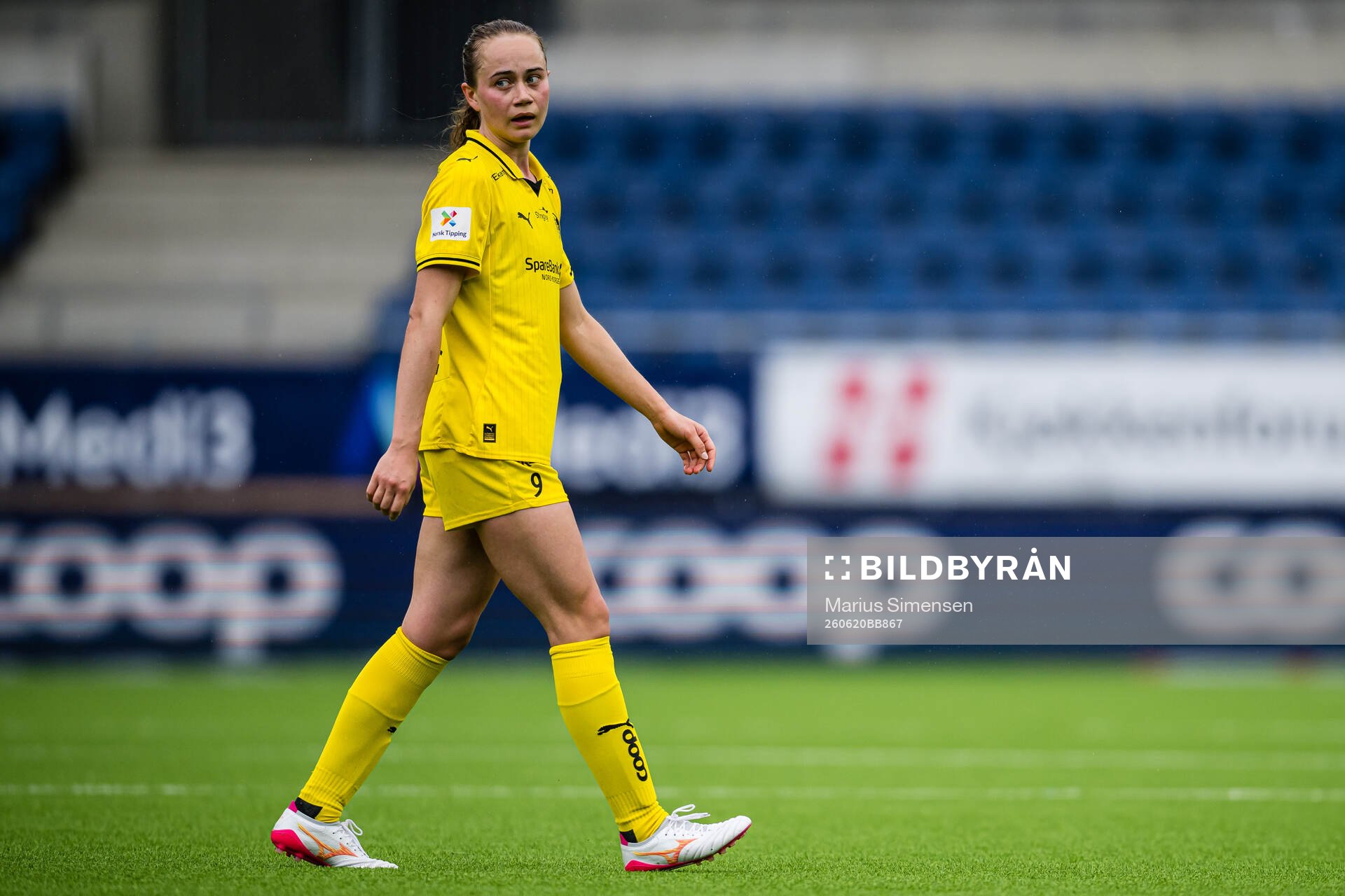 Lise Højsted Dissing of Bodø/Glimt looks dejected