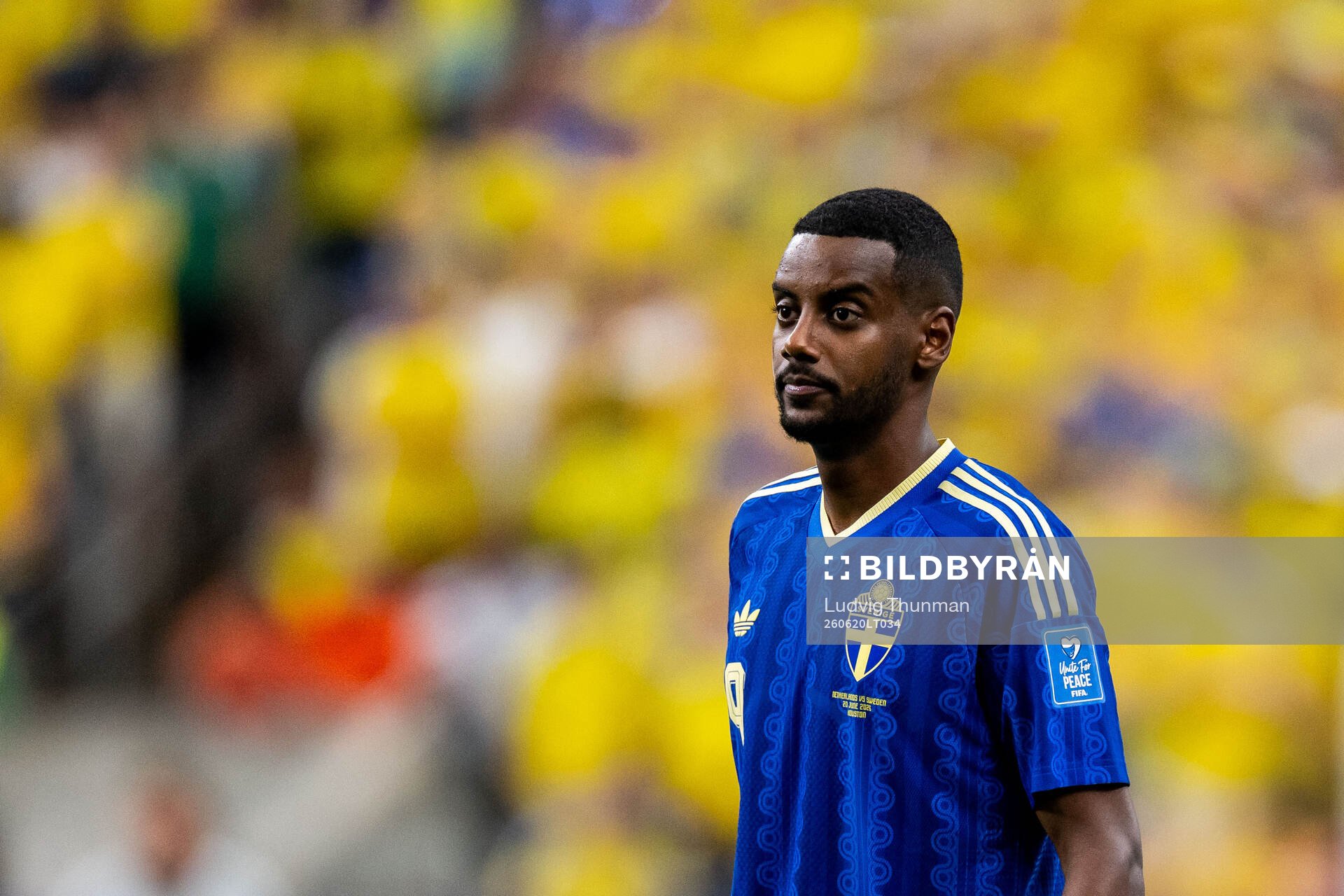 Alexander Isak of Sweden