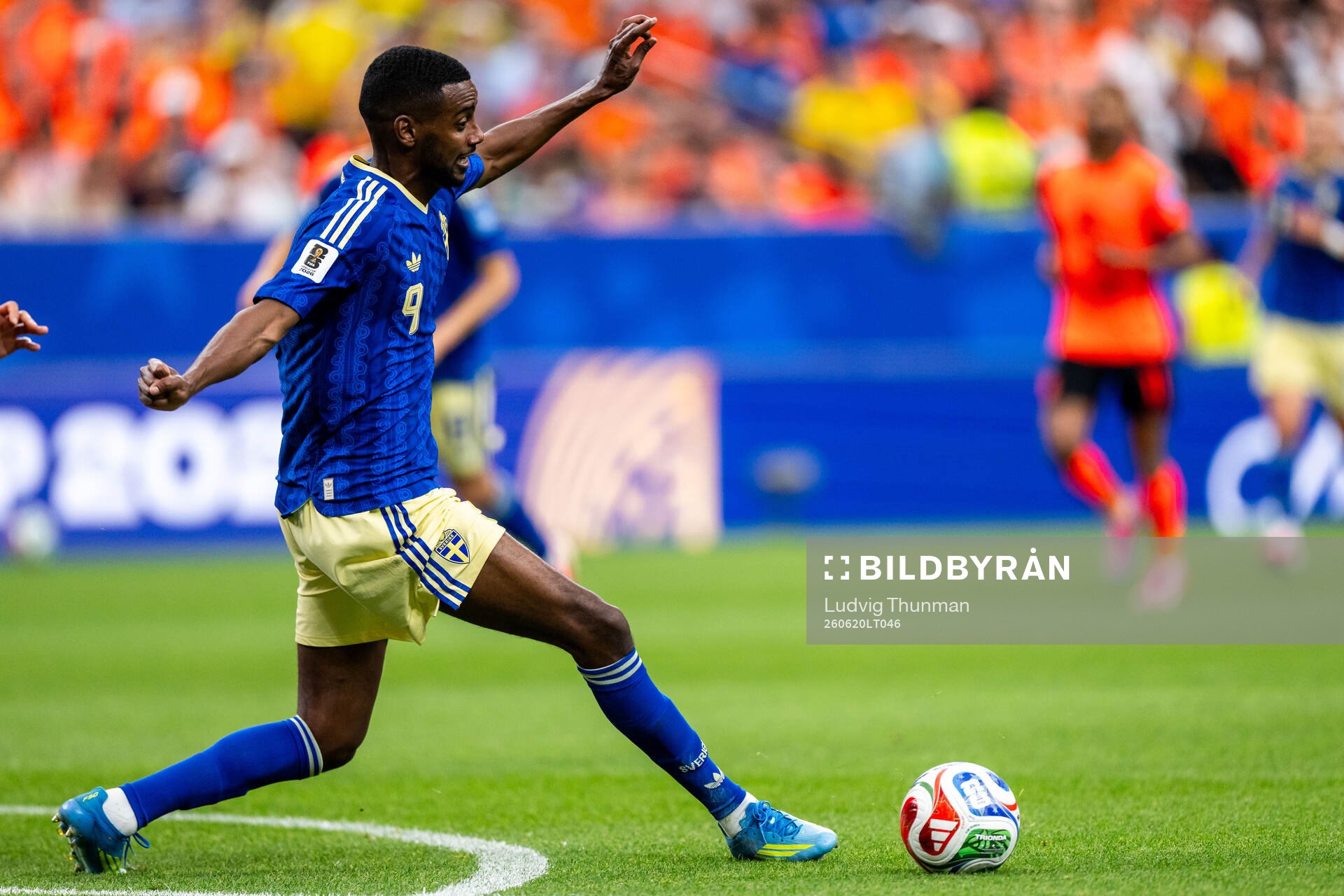 Alexander Isak of Sweden