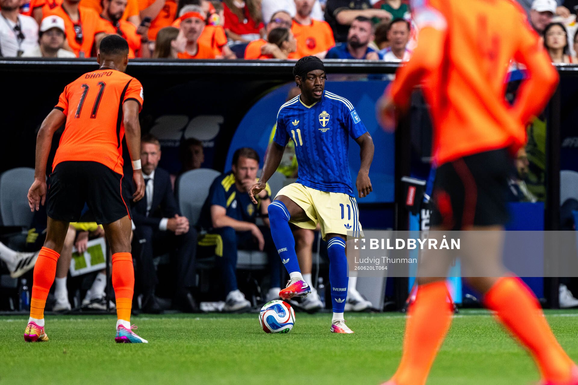 Anthony Elanga of Sweden