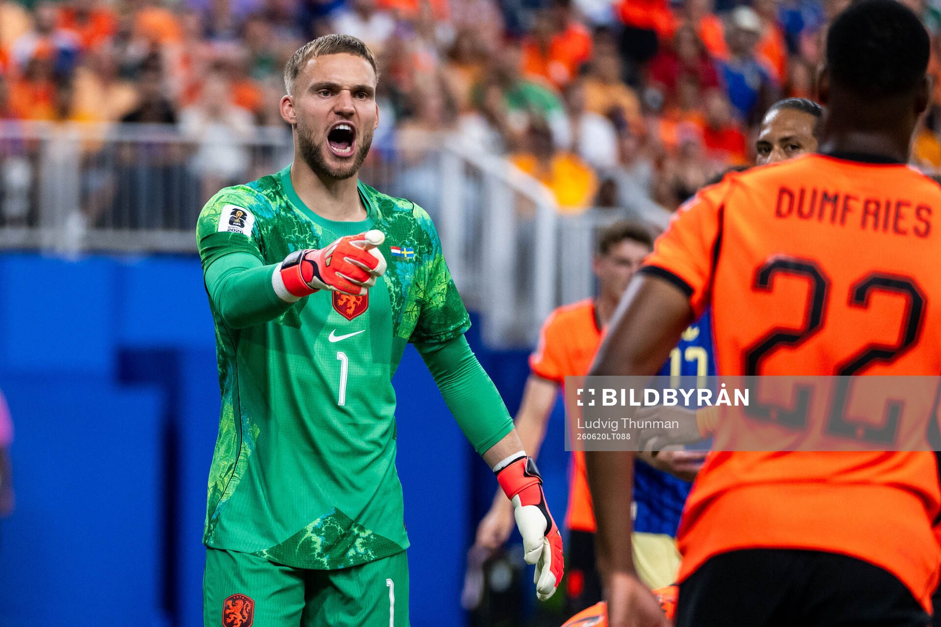 Goalkeeper Bart Verbruggen of Netherlands