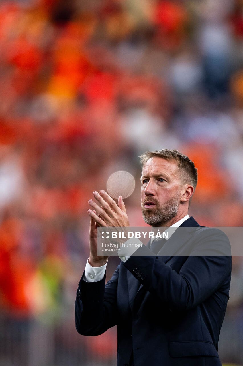 Head coach Graham Potter of Sweden